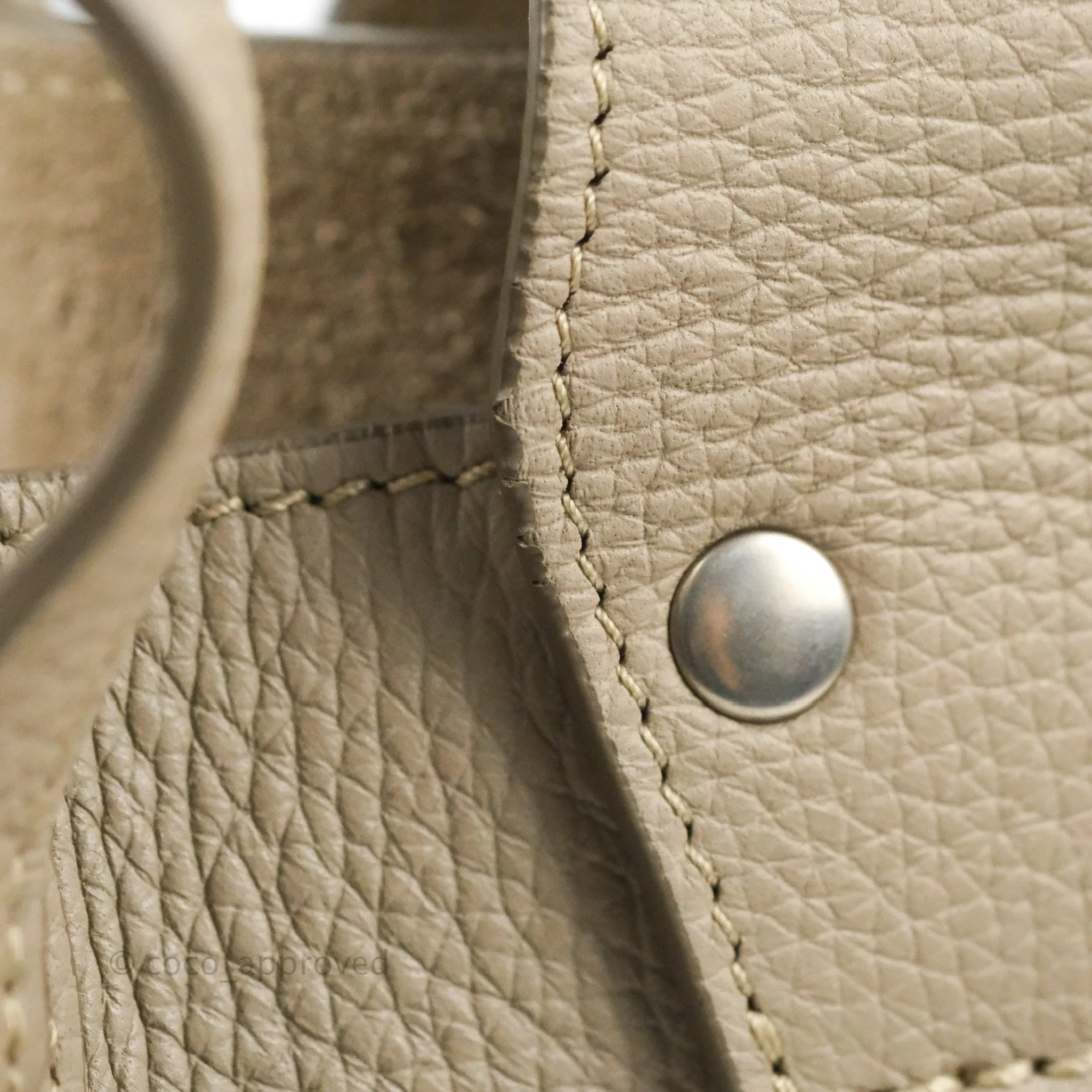 Celine Small Big Bag Light Taupe Supple Grained Leather Silver Hardware