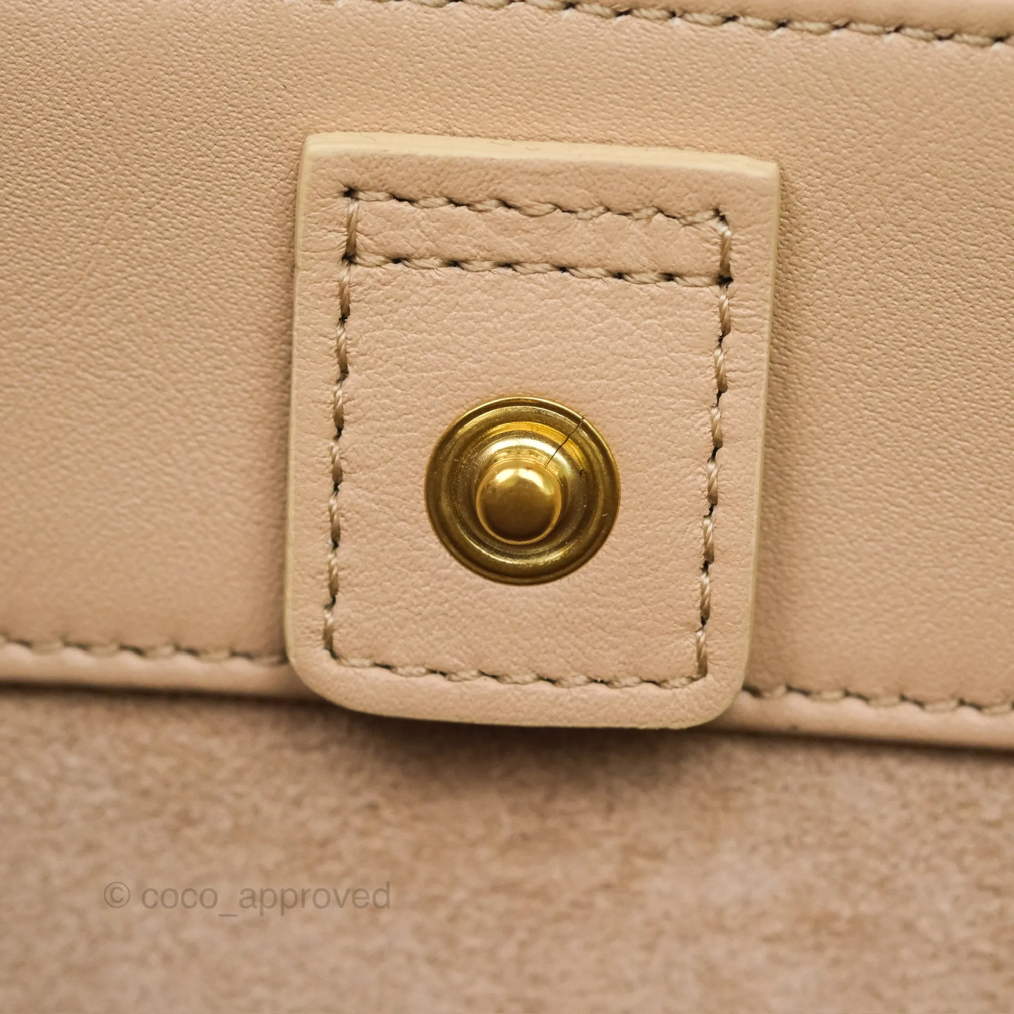 Celine Small Bucket Cuir Triomphe Calfskin Nude