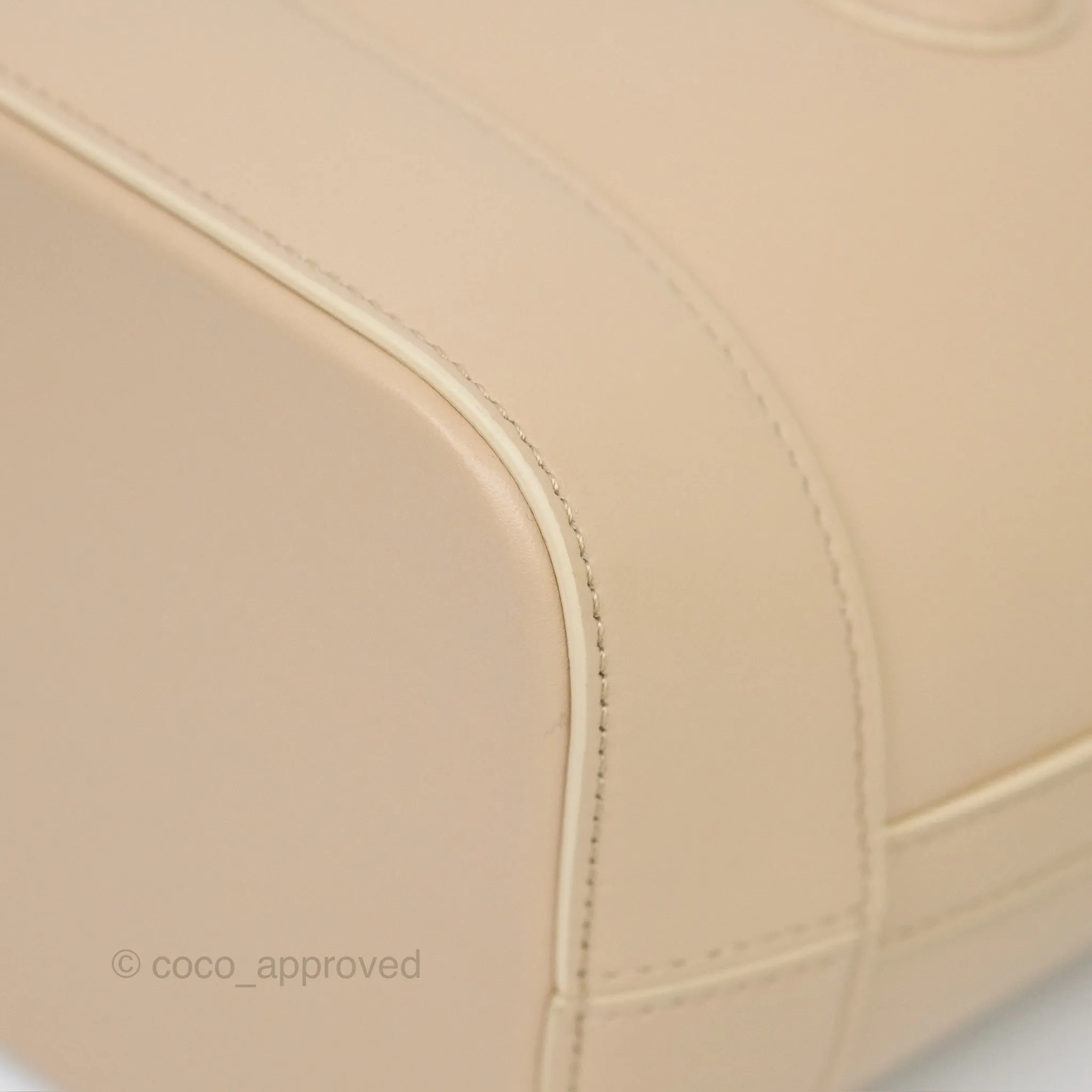 Celine Small Bucket Cuir Triomphe Calfskin Nude