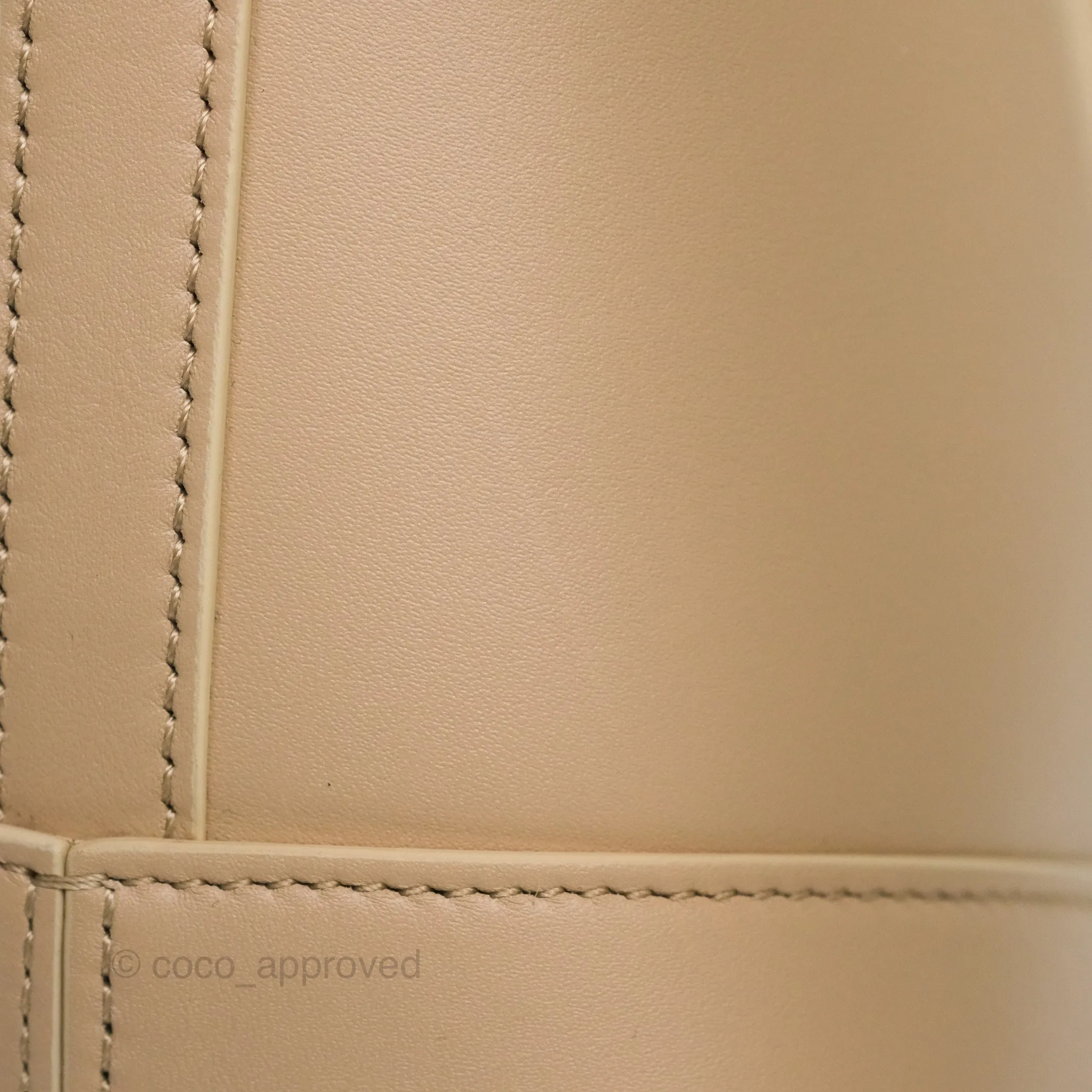 Celine Small Bucket Cuir Triomphe Calfskin Nude