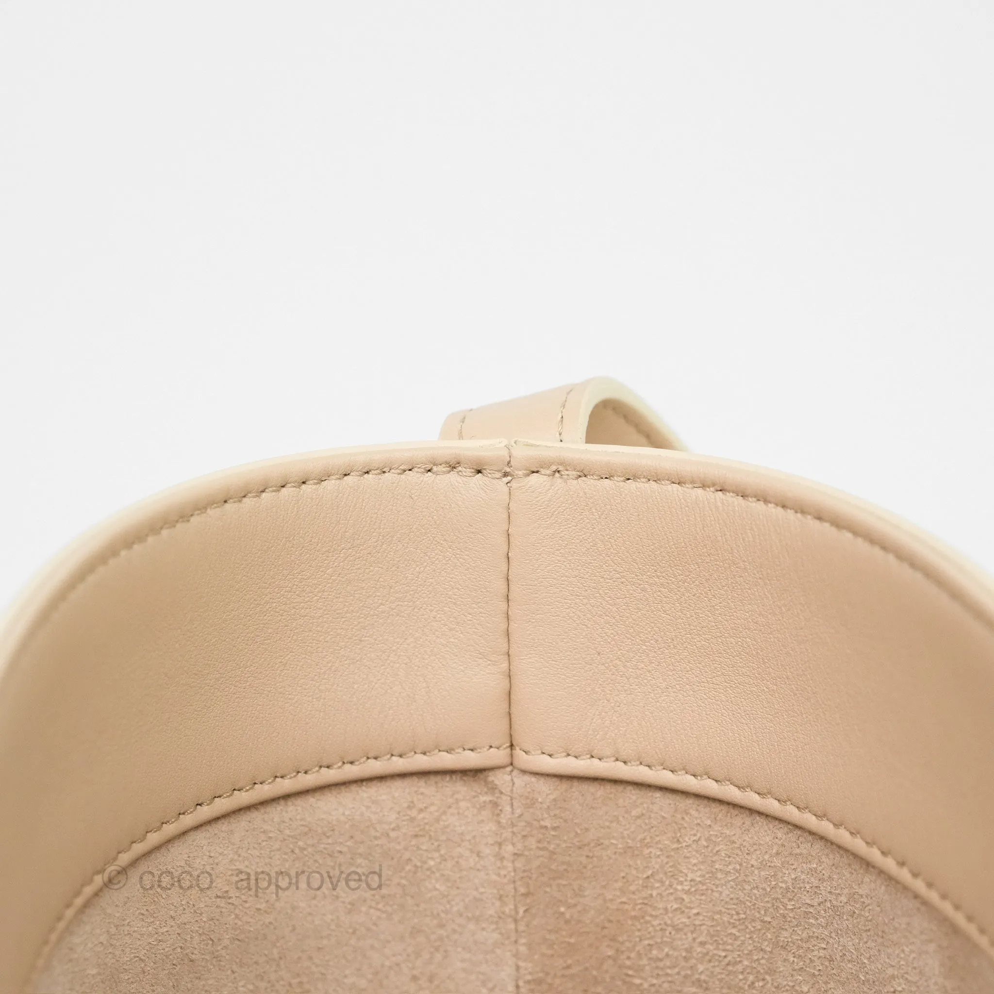 Celine Small Bucket Cuir Triomphe Calfskin Nude