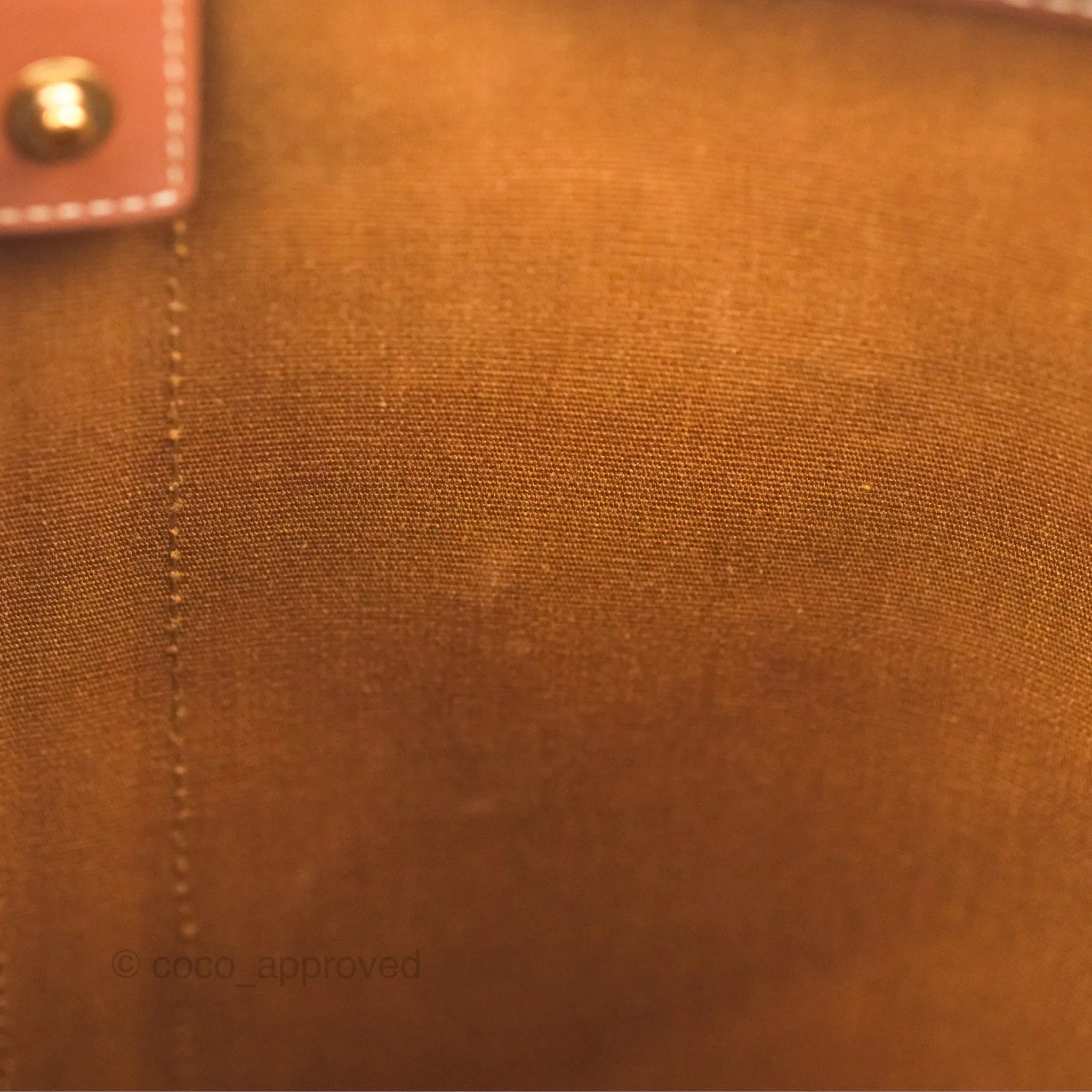Celine Small Bucket Triomphe Canvas Tan Calfskin
