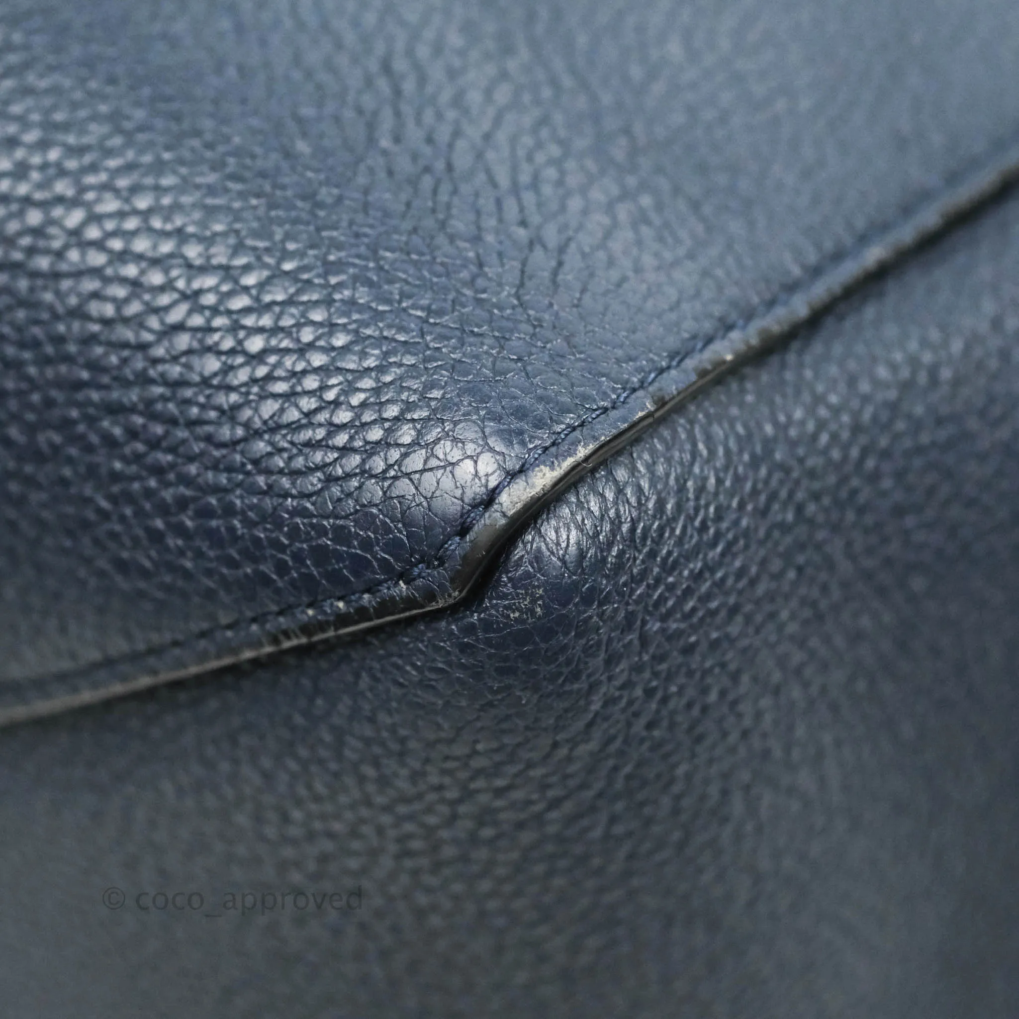 Celine Small Cabas Phantom Soft Grained Calfskin Dark Navy