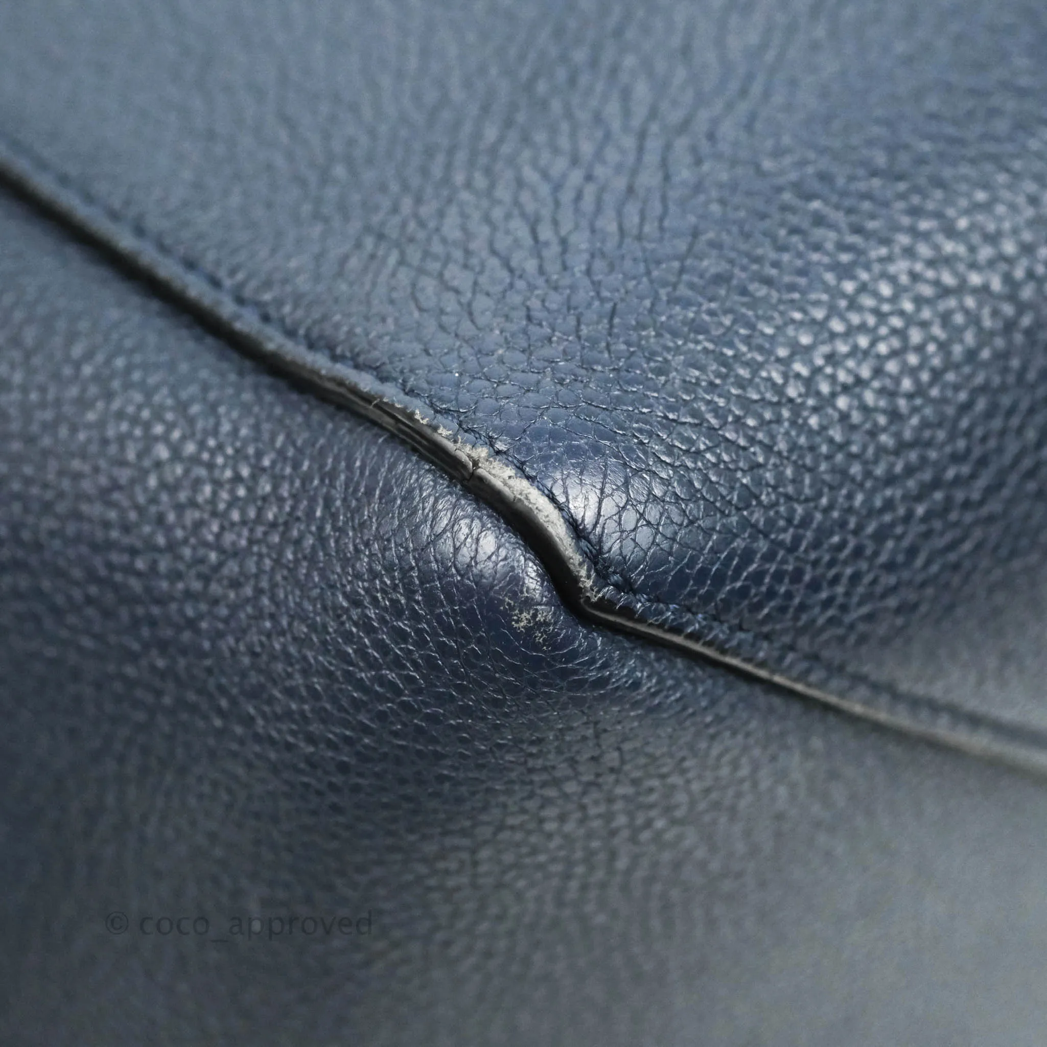 Celine Small Cabas Phantom Soft Grained Calfskin Dark Navy
