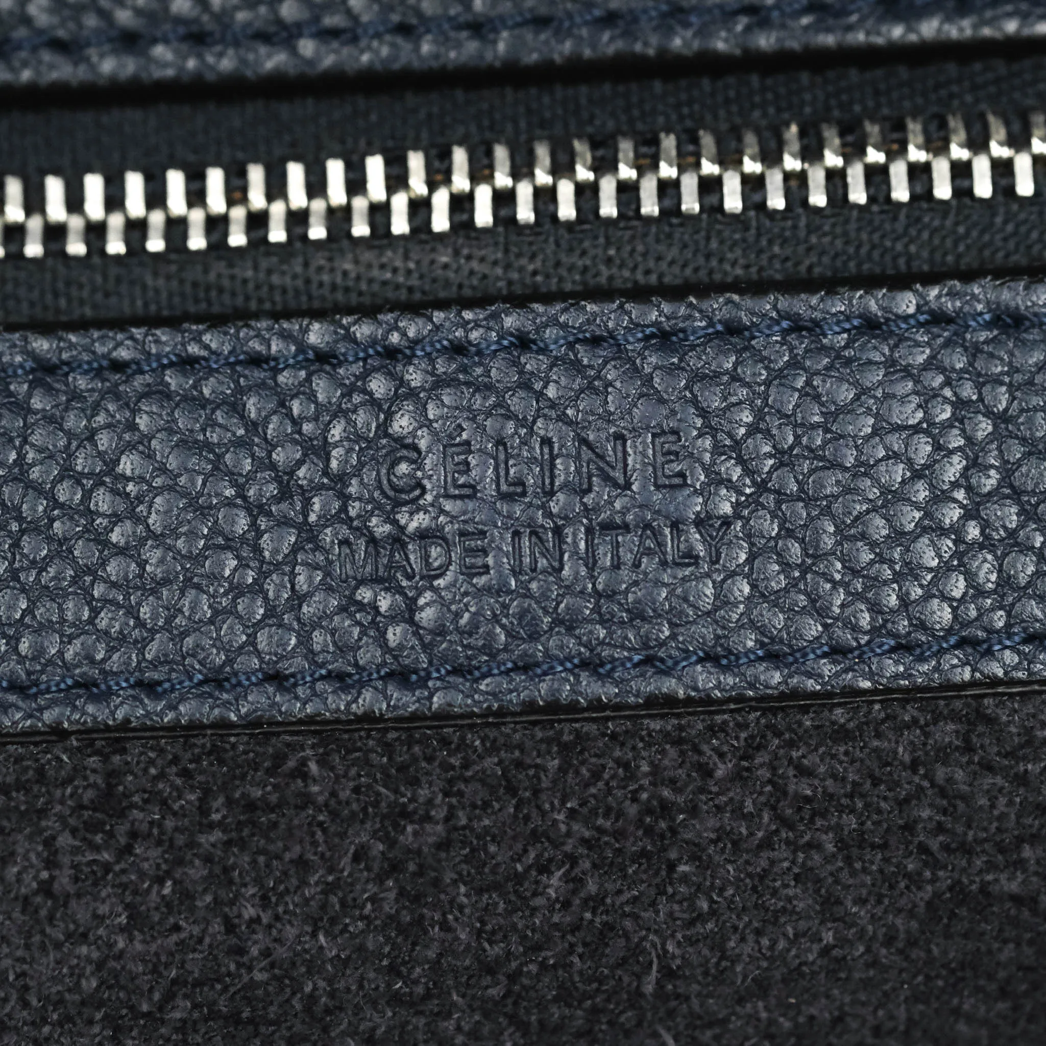 Celine Small Cabas Phantom Soft Grained Calfskin Dark Navy
