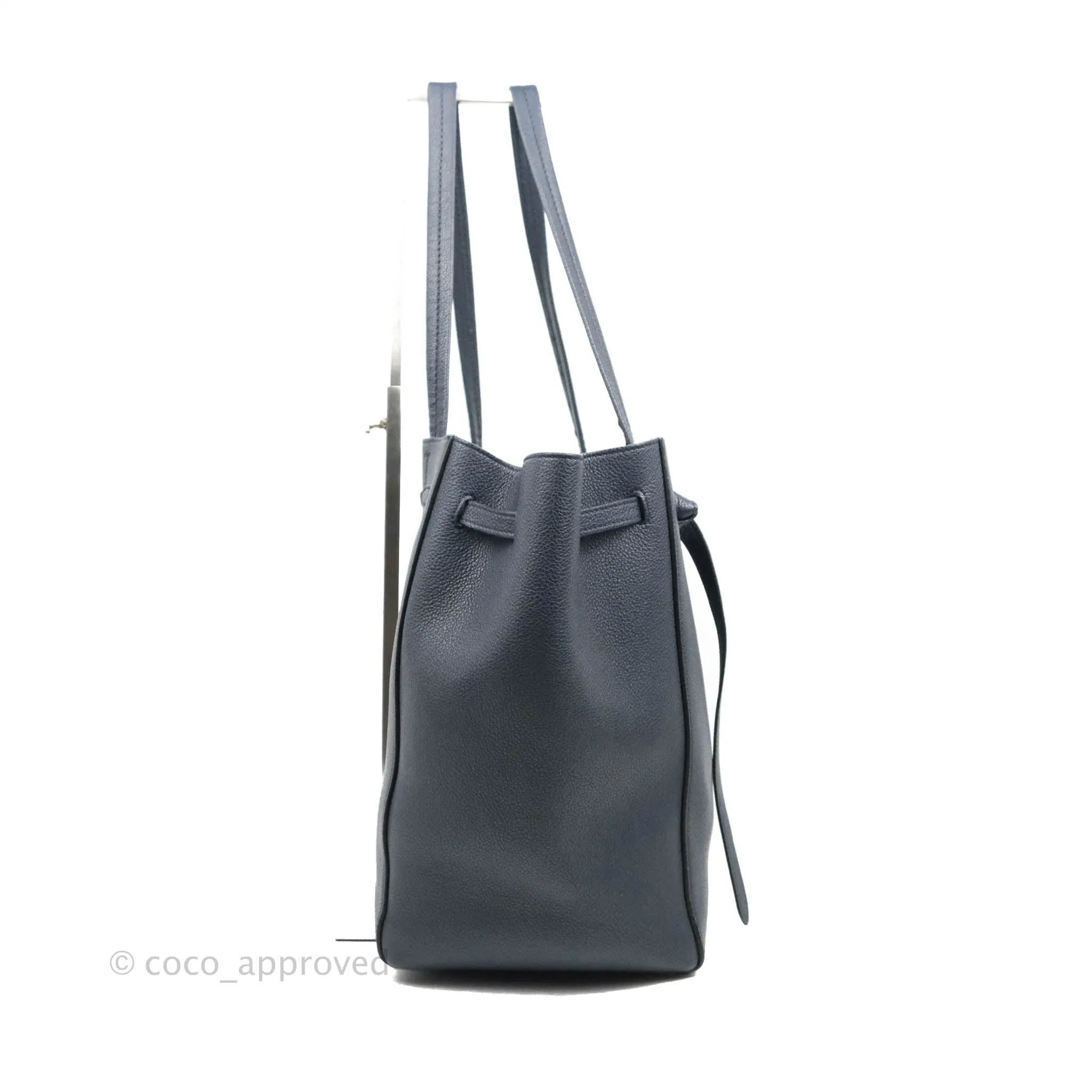 Celine Small Cabas Phantom Soft Grained Calfskin Dark Navy