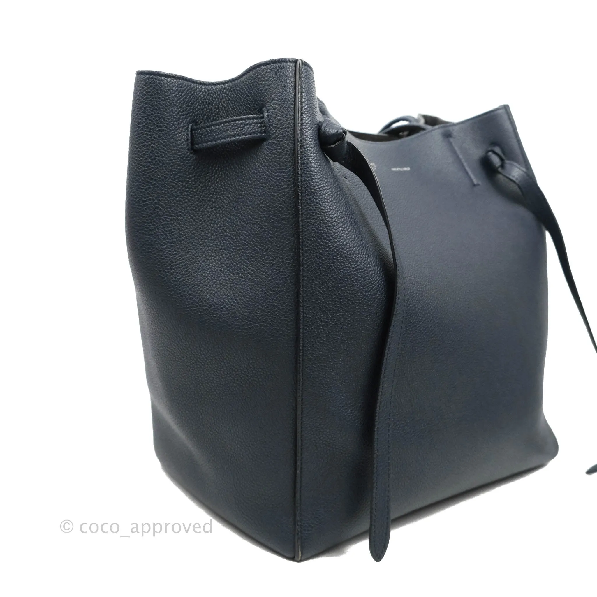 Celine Small Cabas Phantom Soft Grained Calfskin Dark Navy