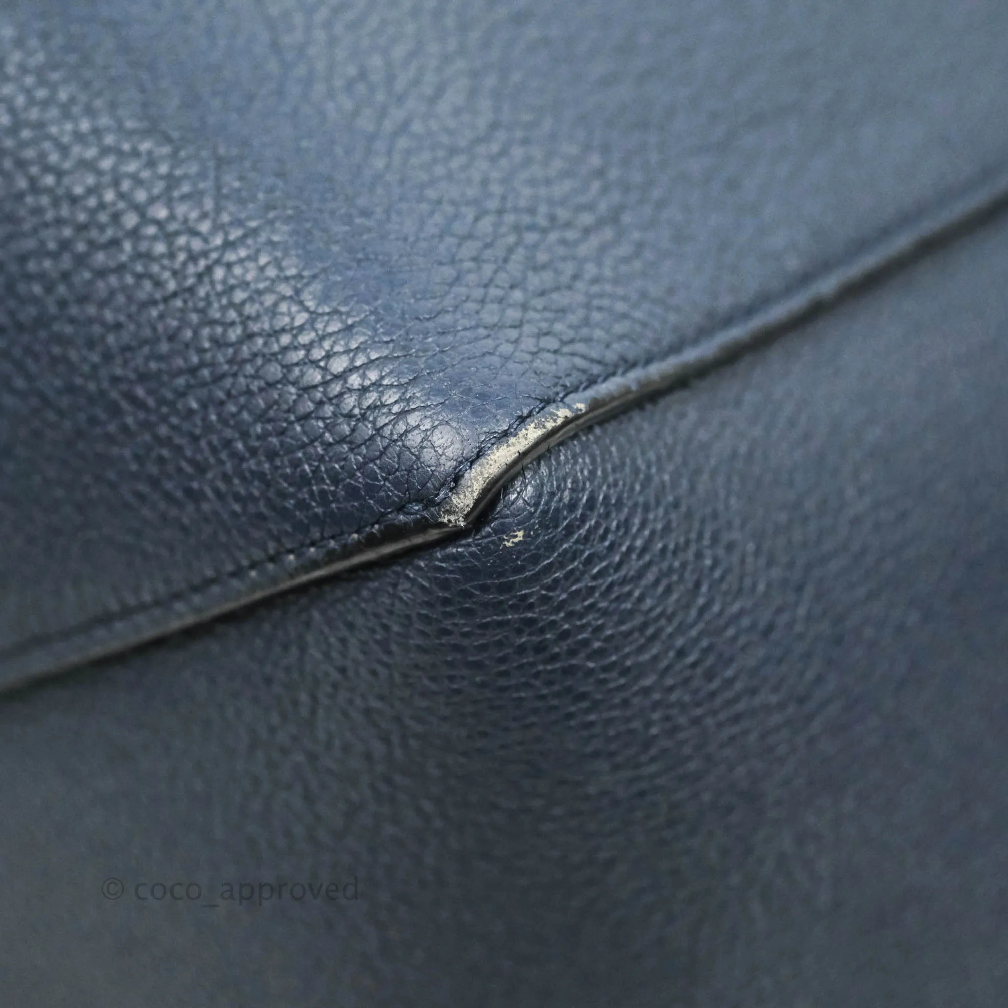 Celine Small Cabas Phantom Soft Grained Calfskin Dark Navy