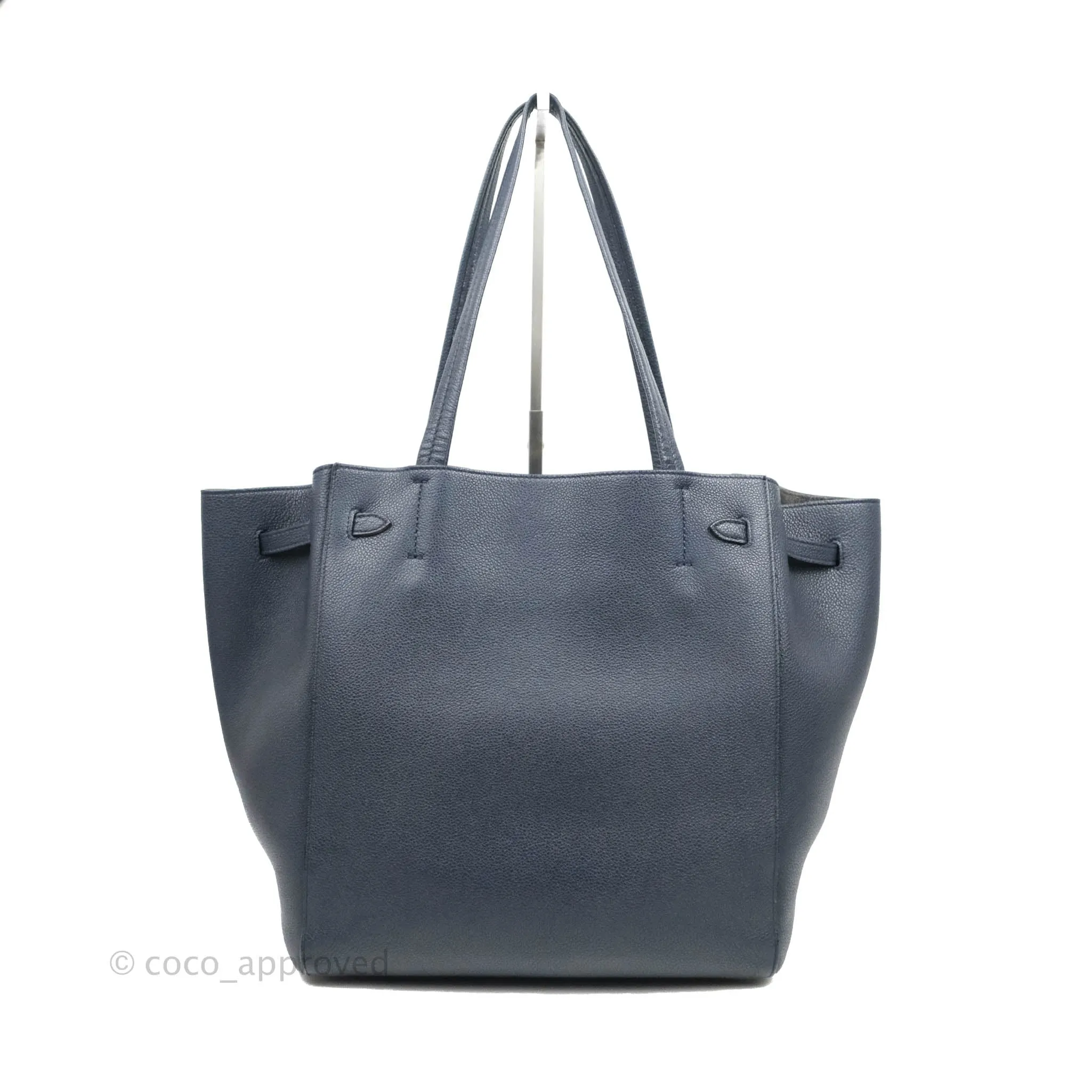 Celine Small Cabas Phantom Soft Grained Calfskin Dark Navy