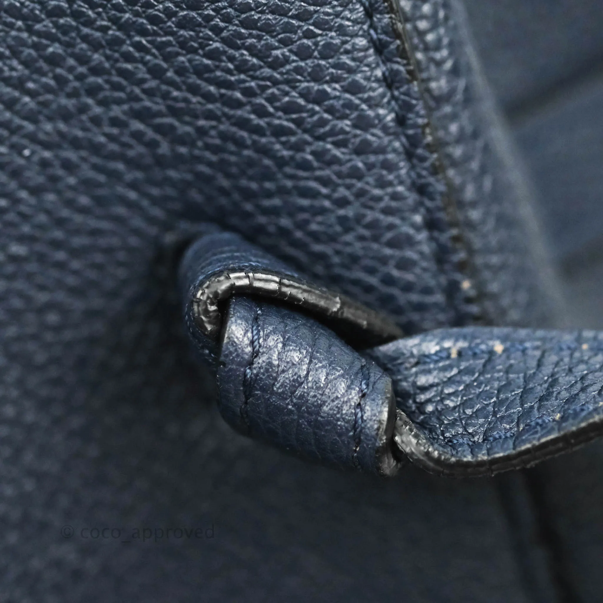 Celine Small Cabas Phantom Soft Grained Calfskin Dark Navy