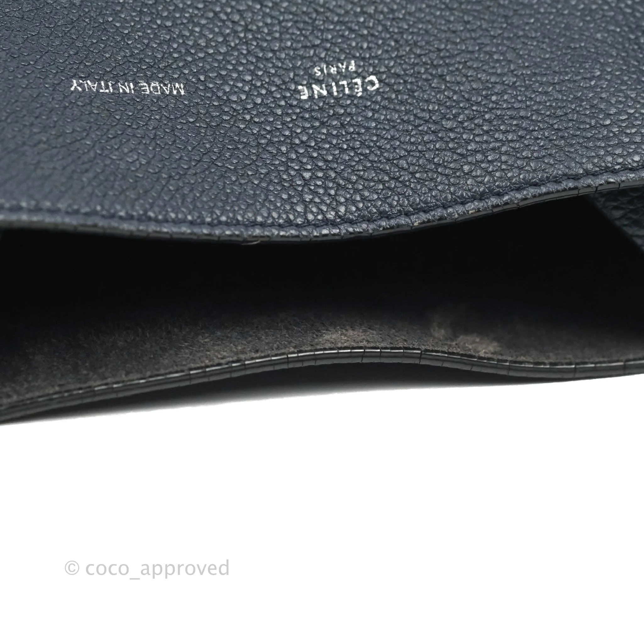 Celine Small Cabas Phantom Soft Grained Calfskin Dark Navy