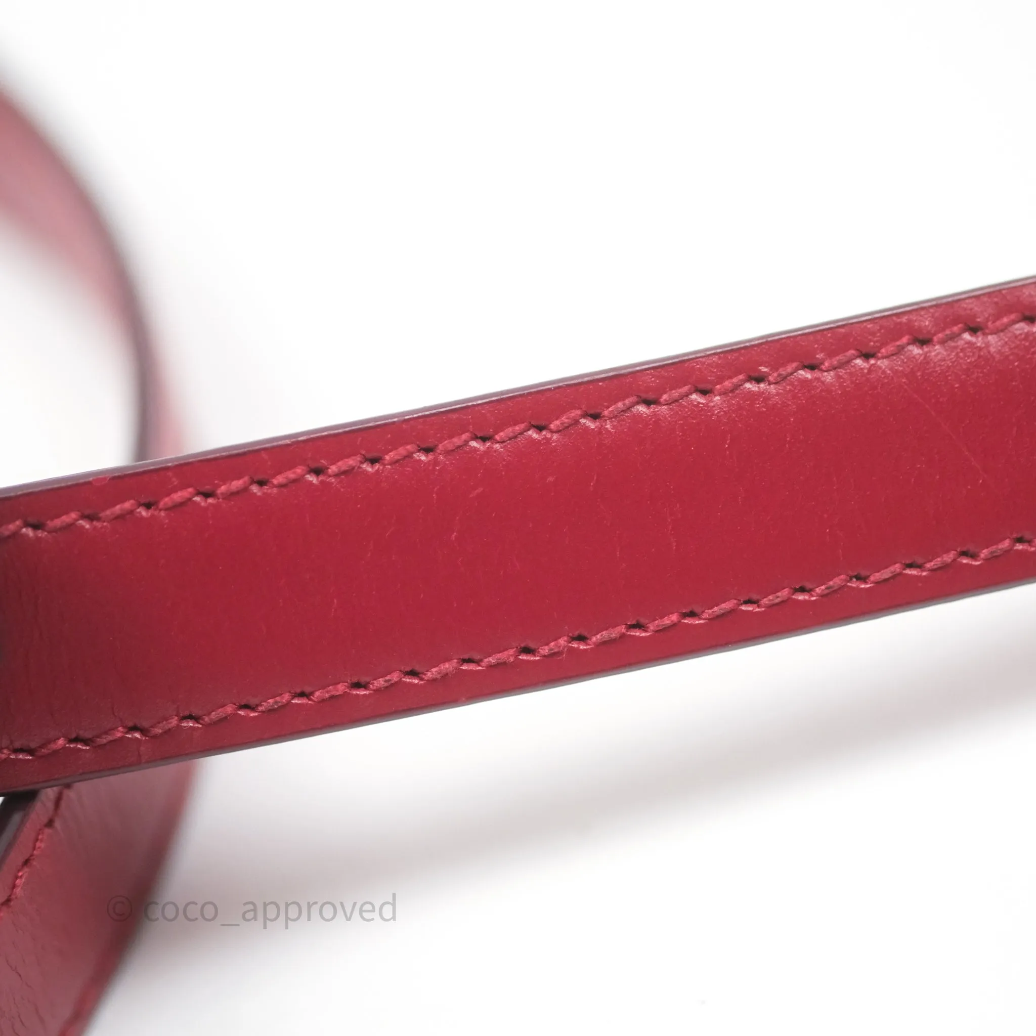 Celine Small Classic Box Flap Red Calfskin