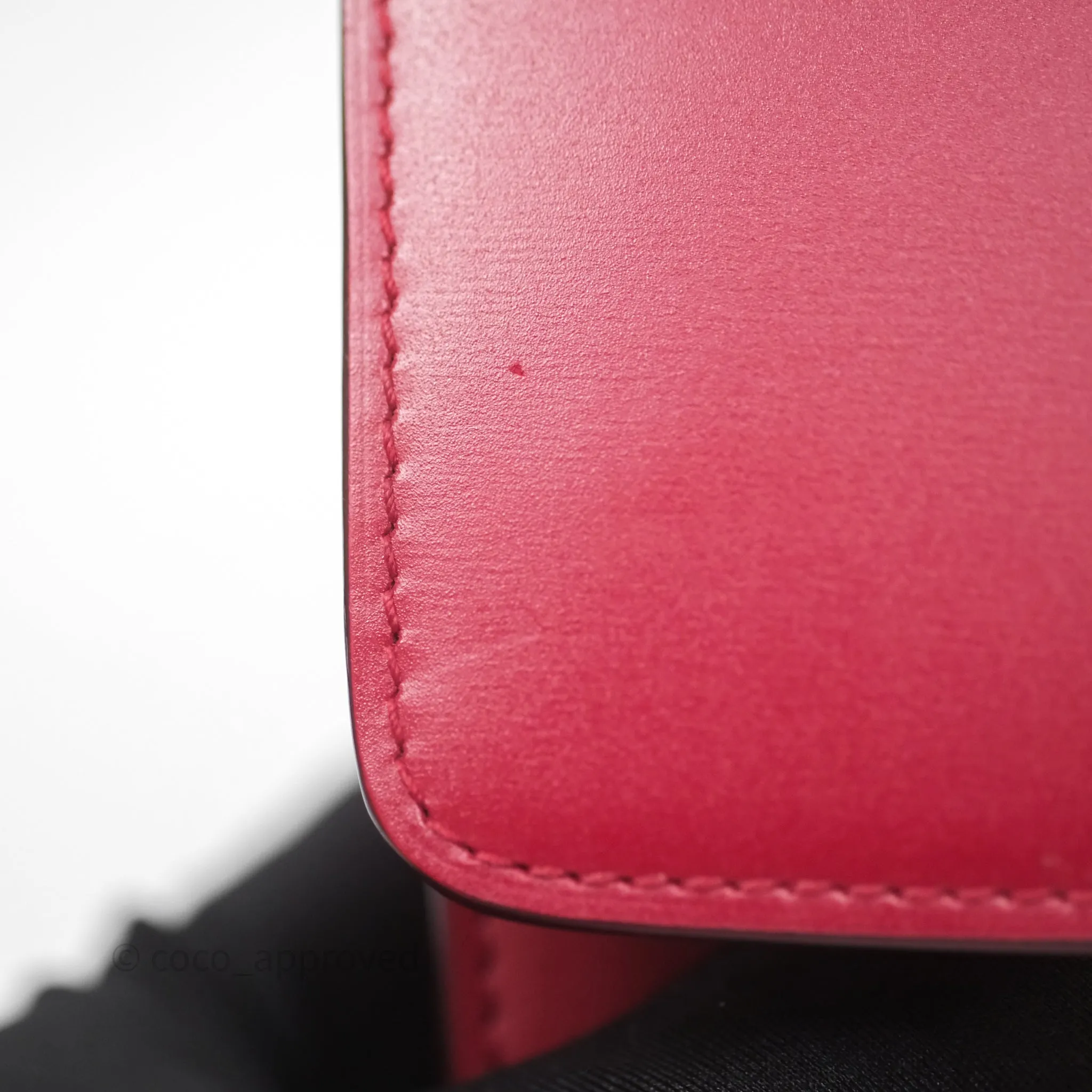 Celine Small Classic Box Flap Red Calfskin