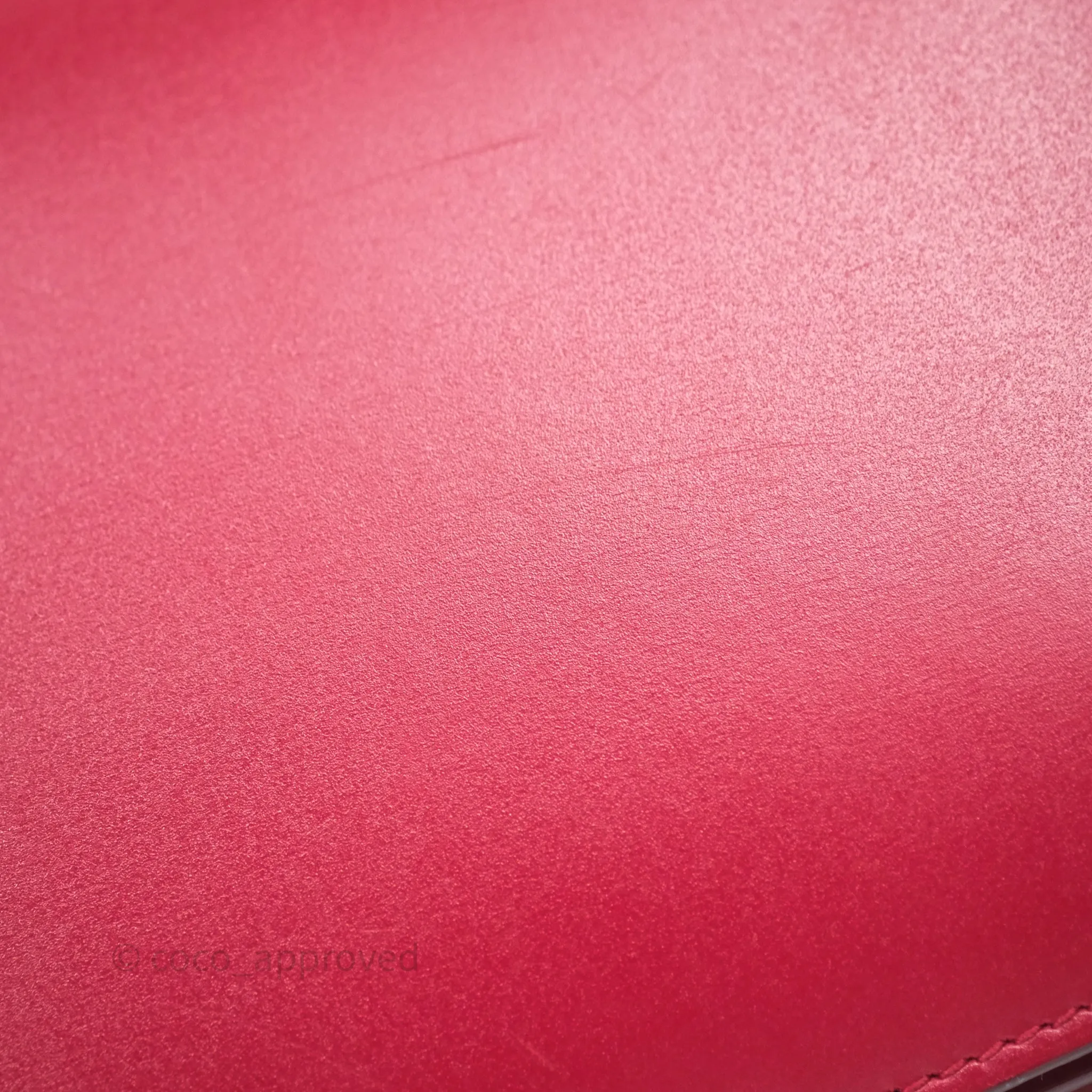 Celine Small Classic Box Flap Red Calfskin