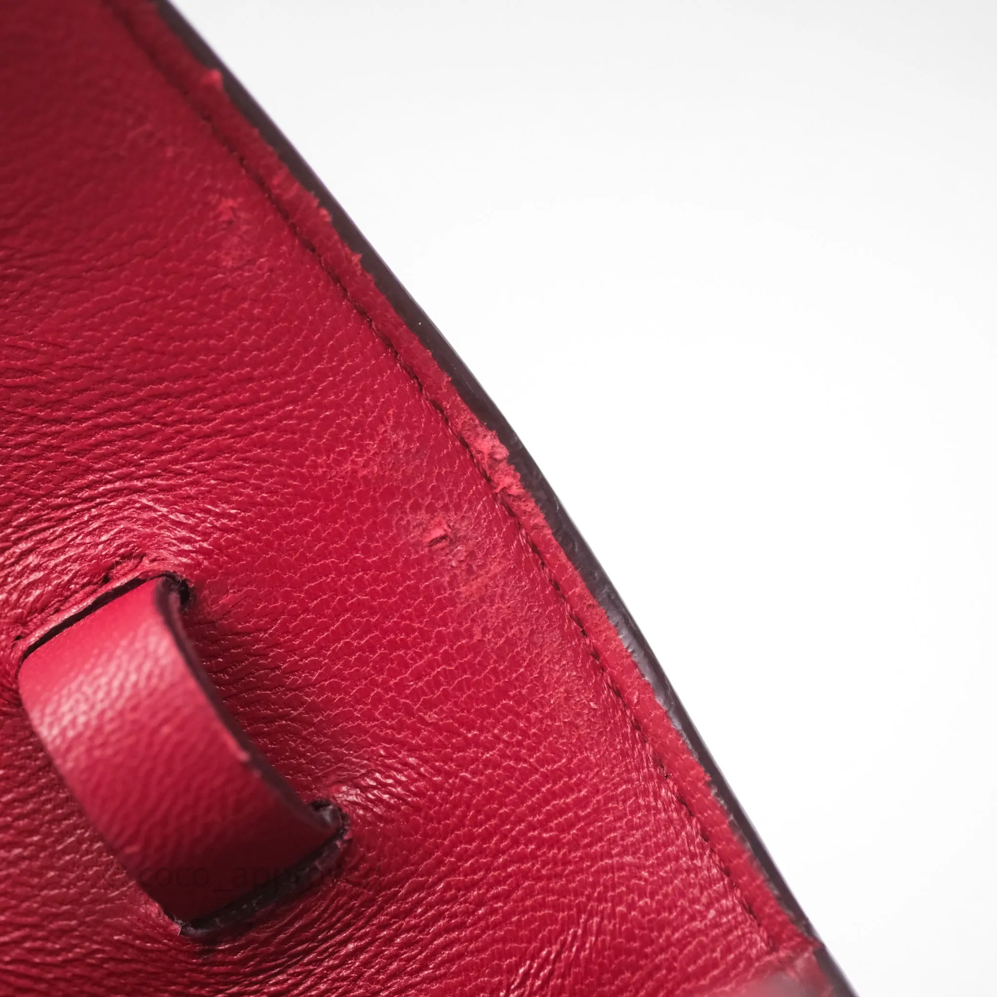 Celine Small Classic Box Flap Red Calfskin