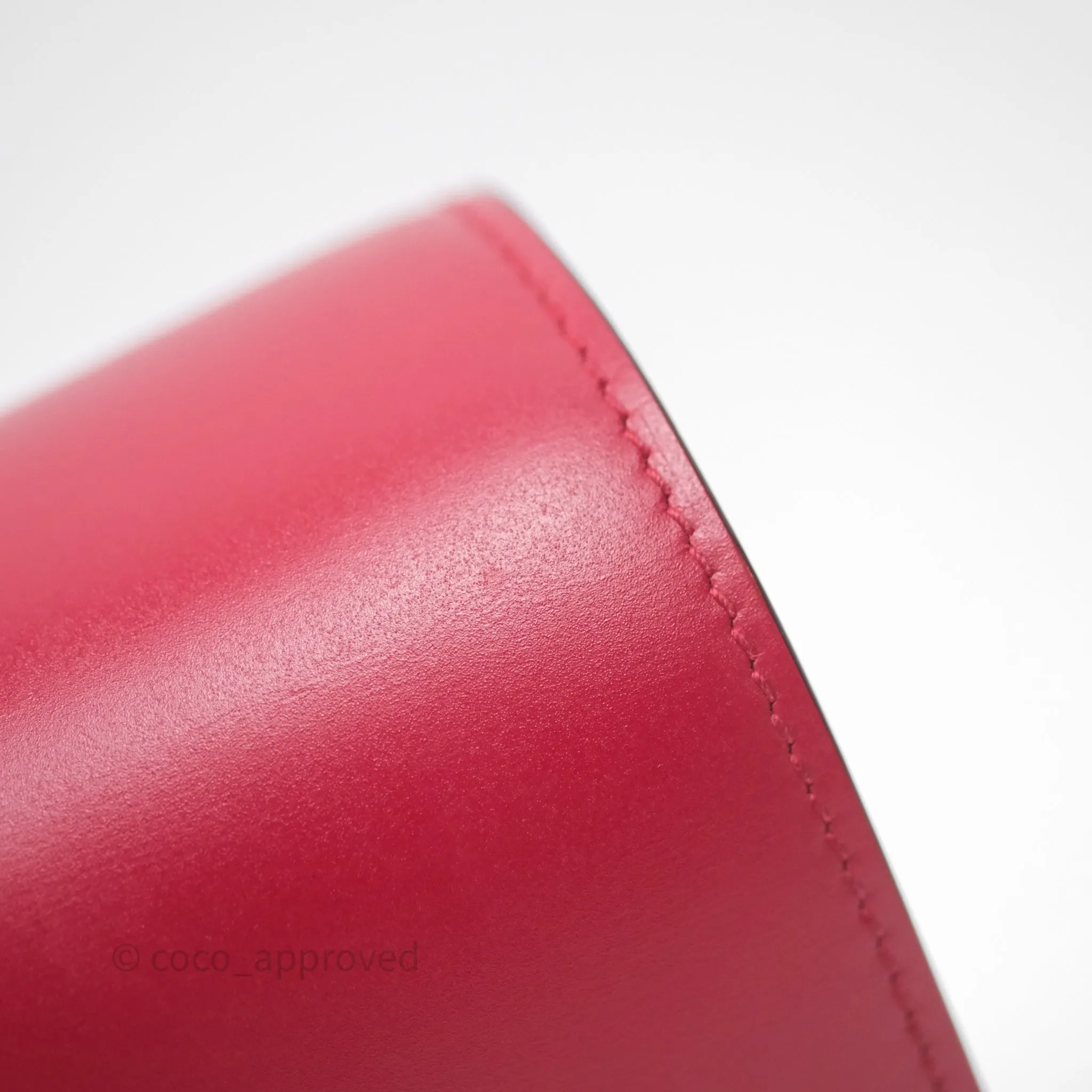 Celine Small Classic Box Flap Red Calfskin