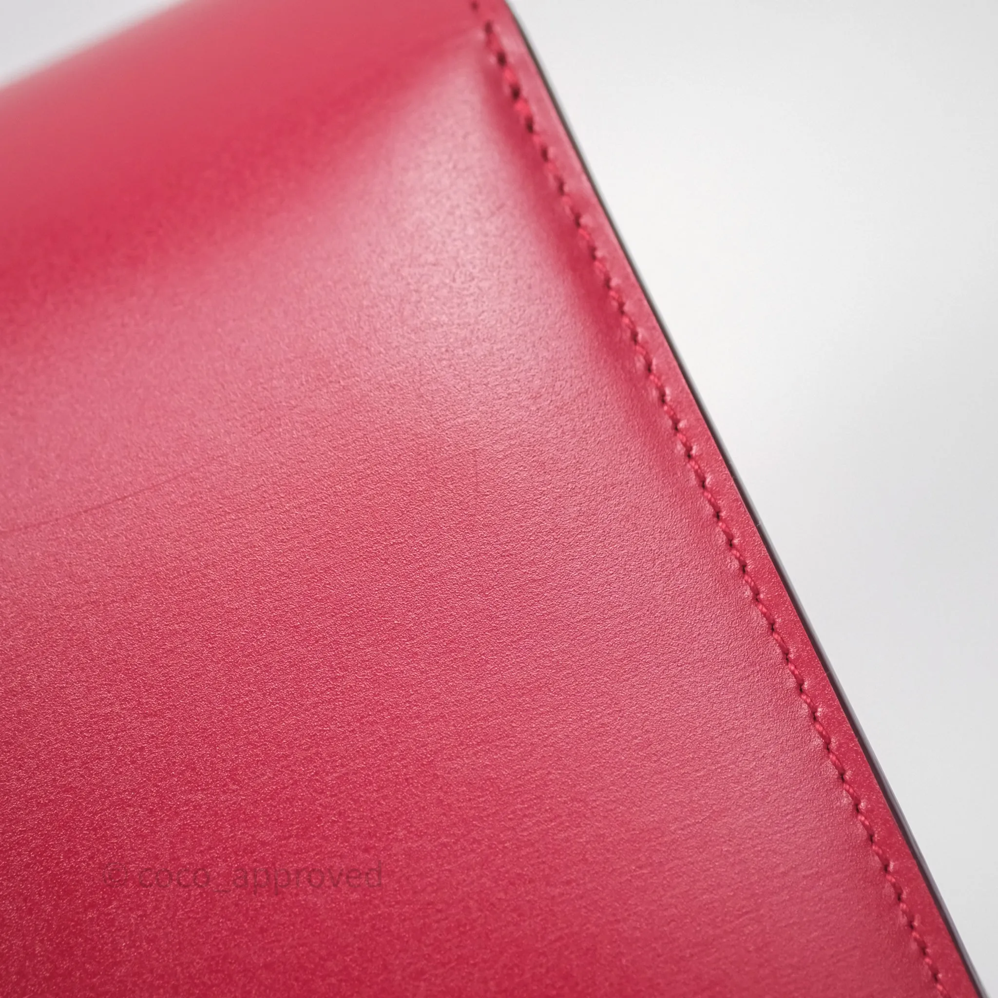 Celine Small Classic Box Flap Red Calfskin