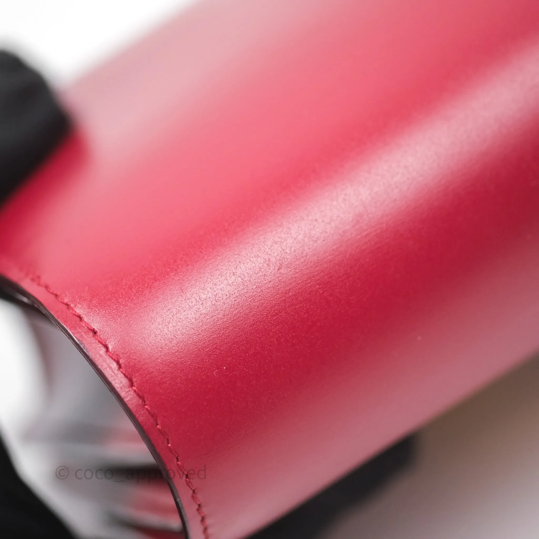 Celine Small Classic Box Flap Red Calfskin
