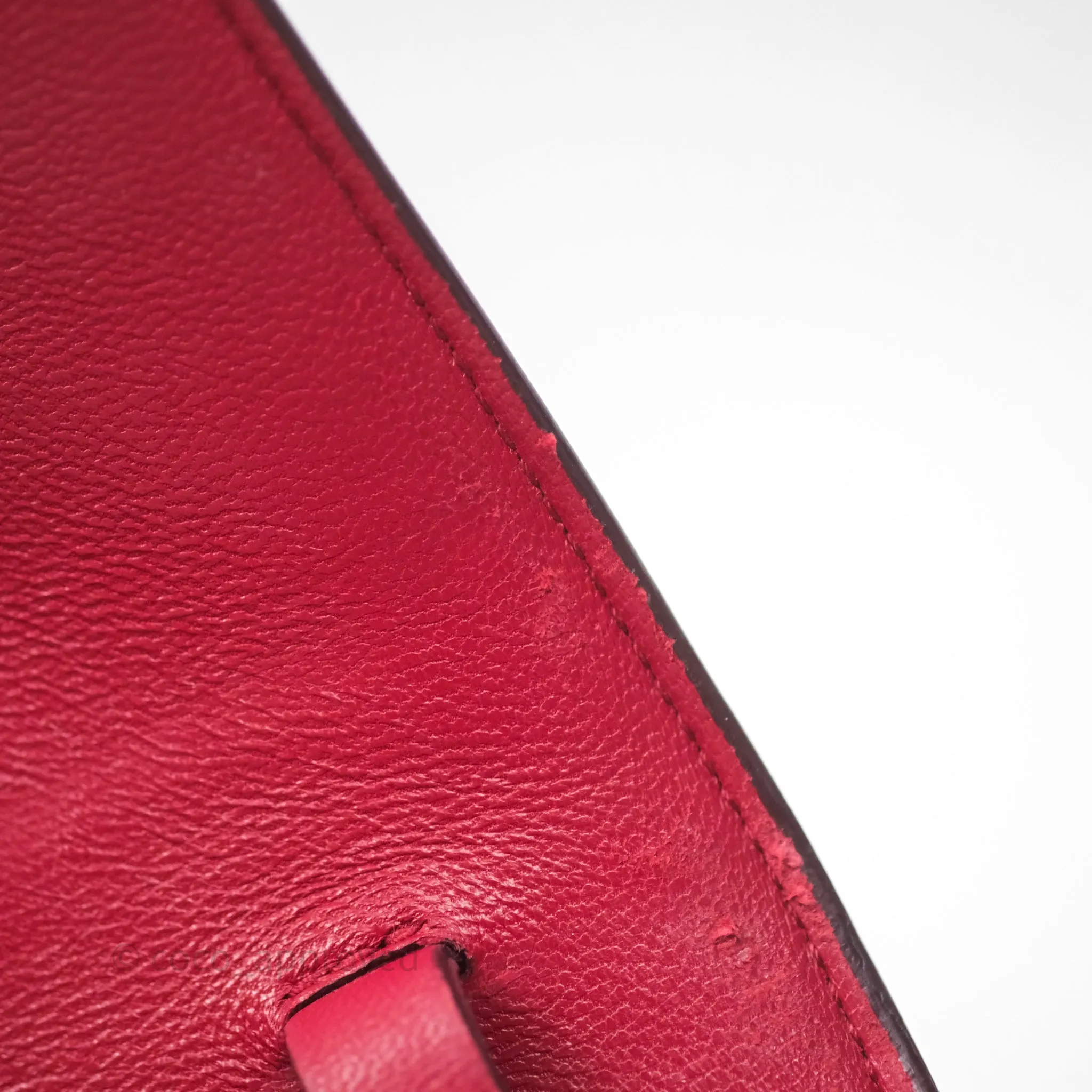 Celine Small Classic Box Flap Red Calfskin