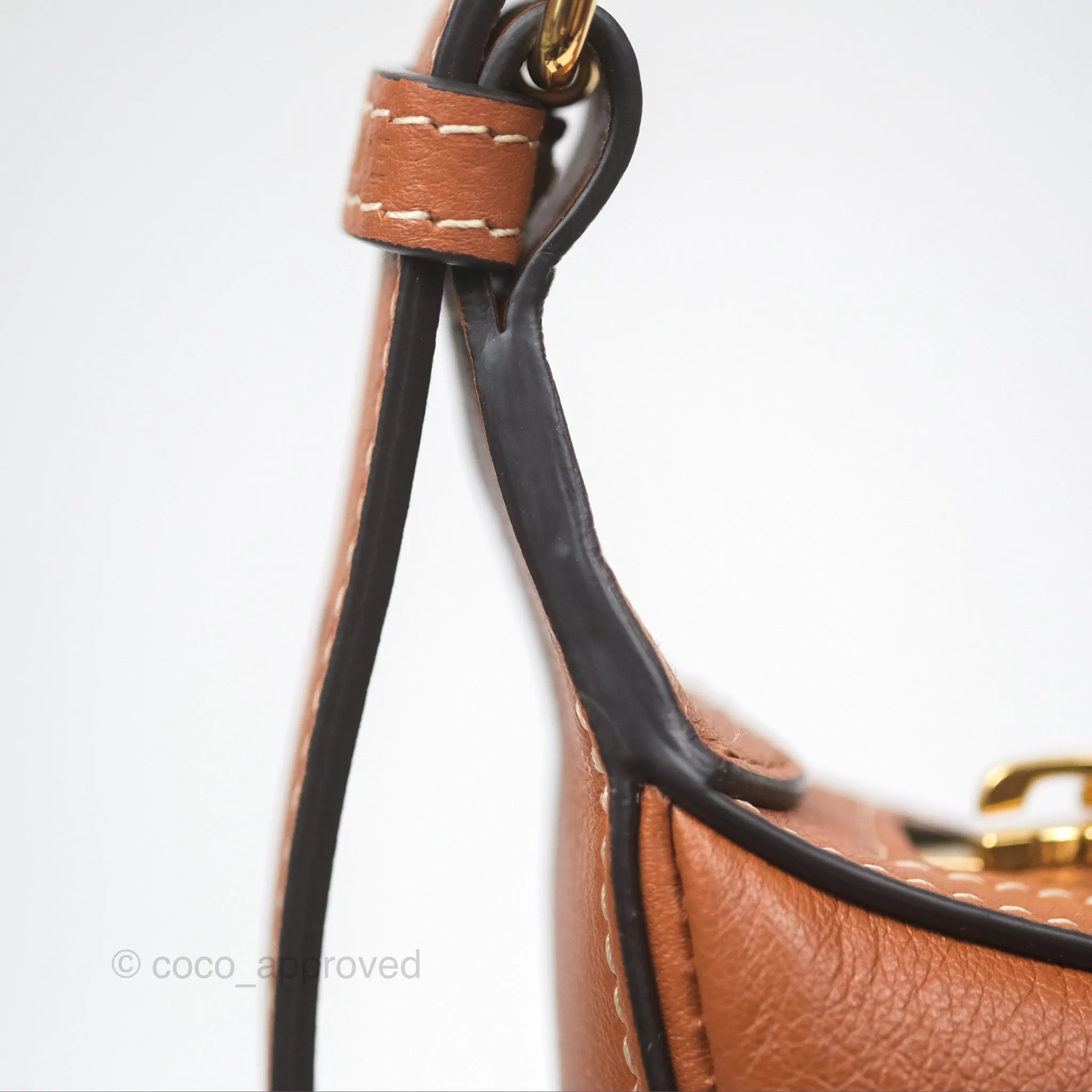 Celine Small Heloise Bag Triomphe Tan Calfskin