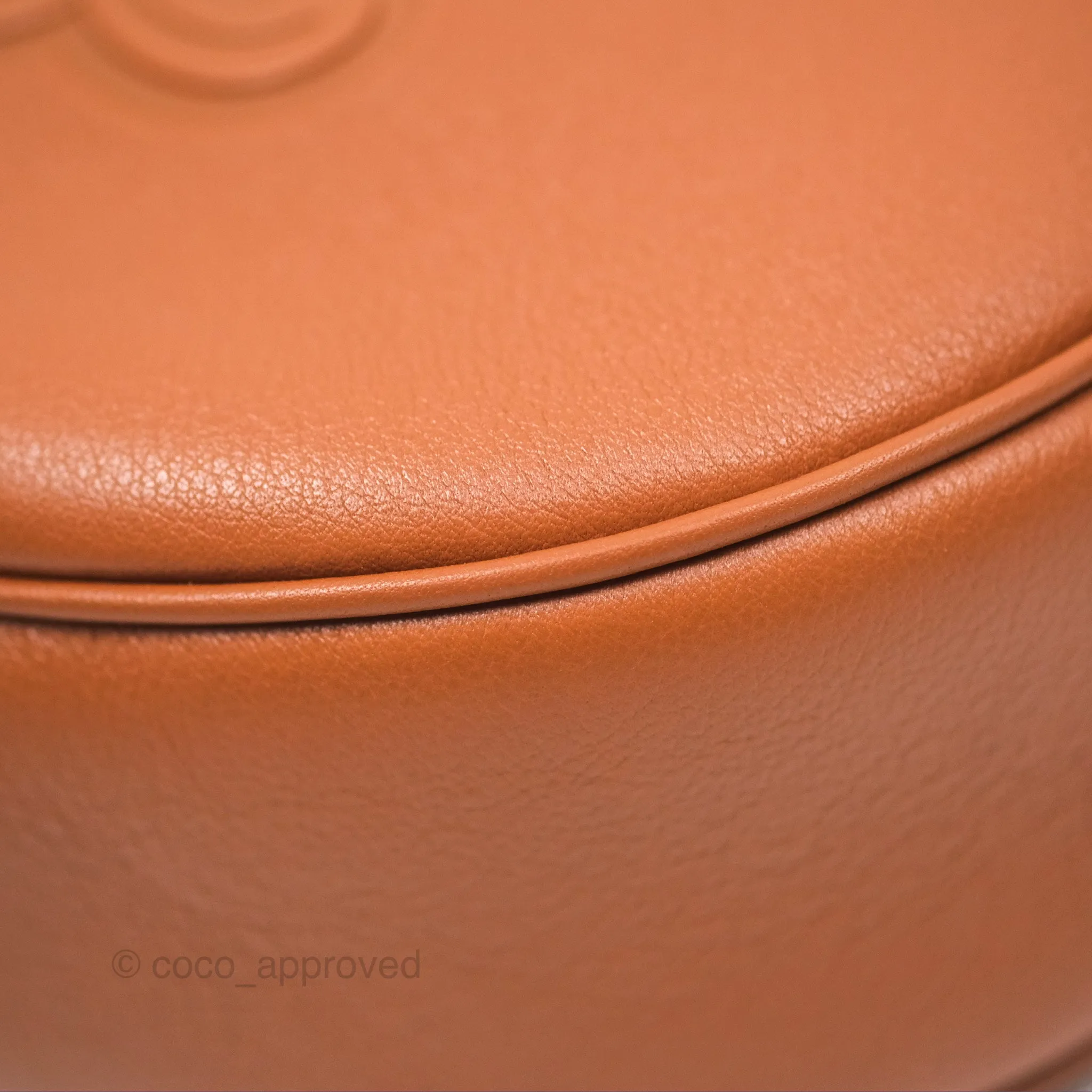 Celine Small Heloise Bag Triomphe Tan Calfskin