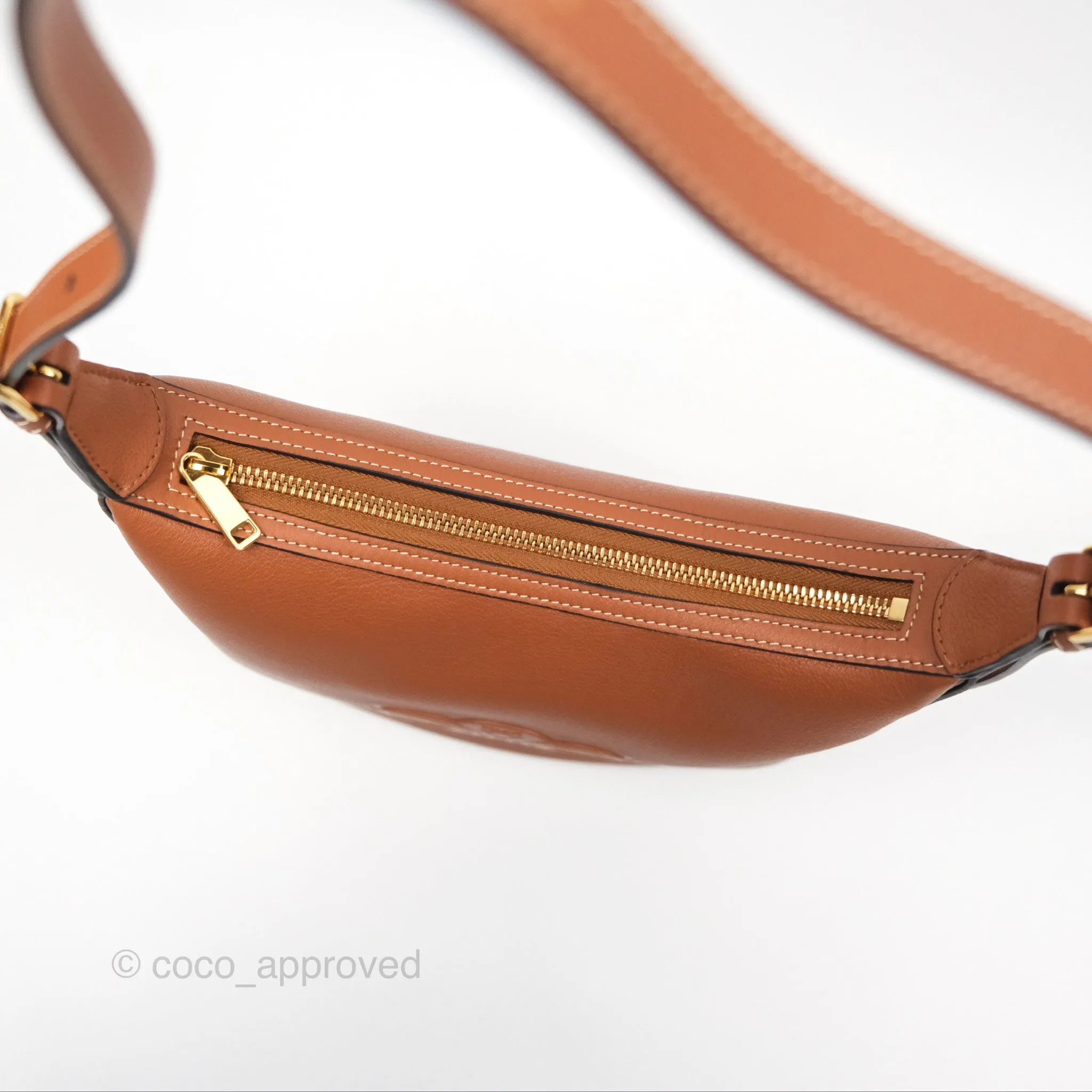 Celine Small Heloise Bag Triomphe Tan Calfskin