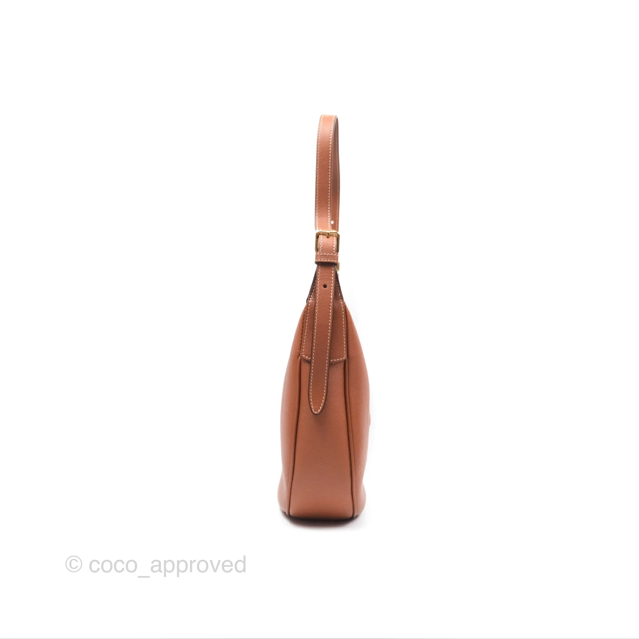 Celine Small Heloise Bag Triomphe Tan Calfskin