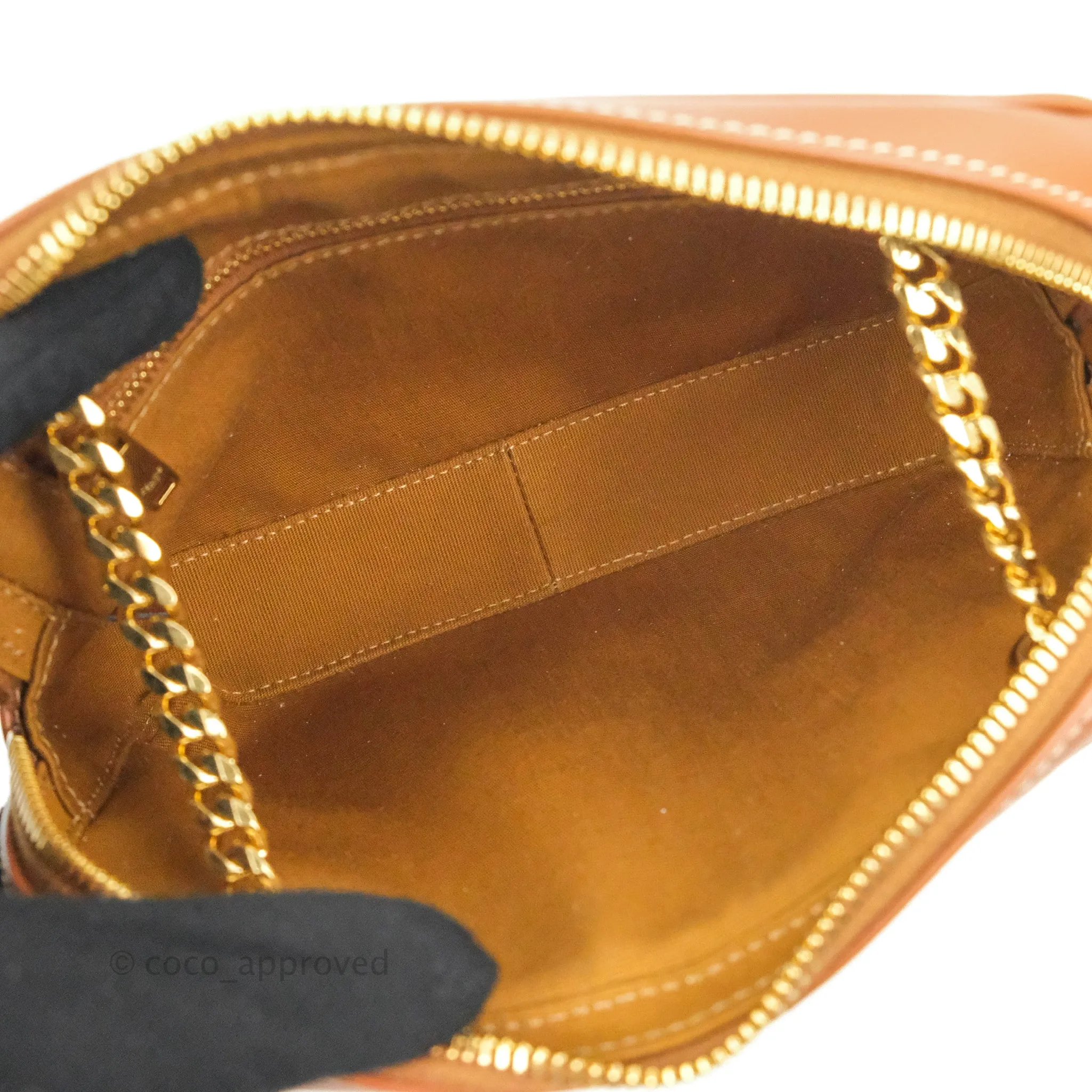 Celine Small Patapans in Triomphe Canvas Tan