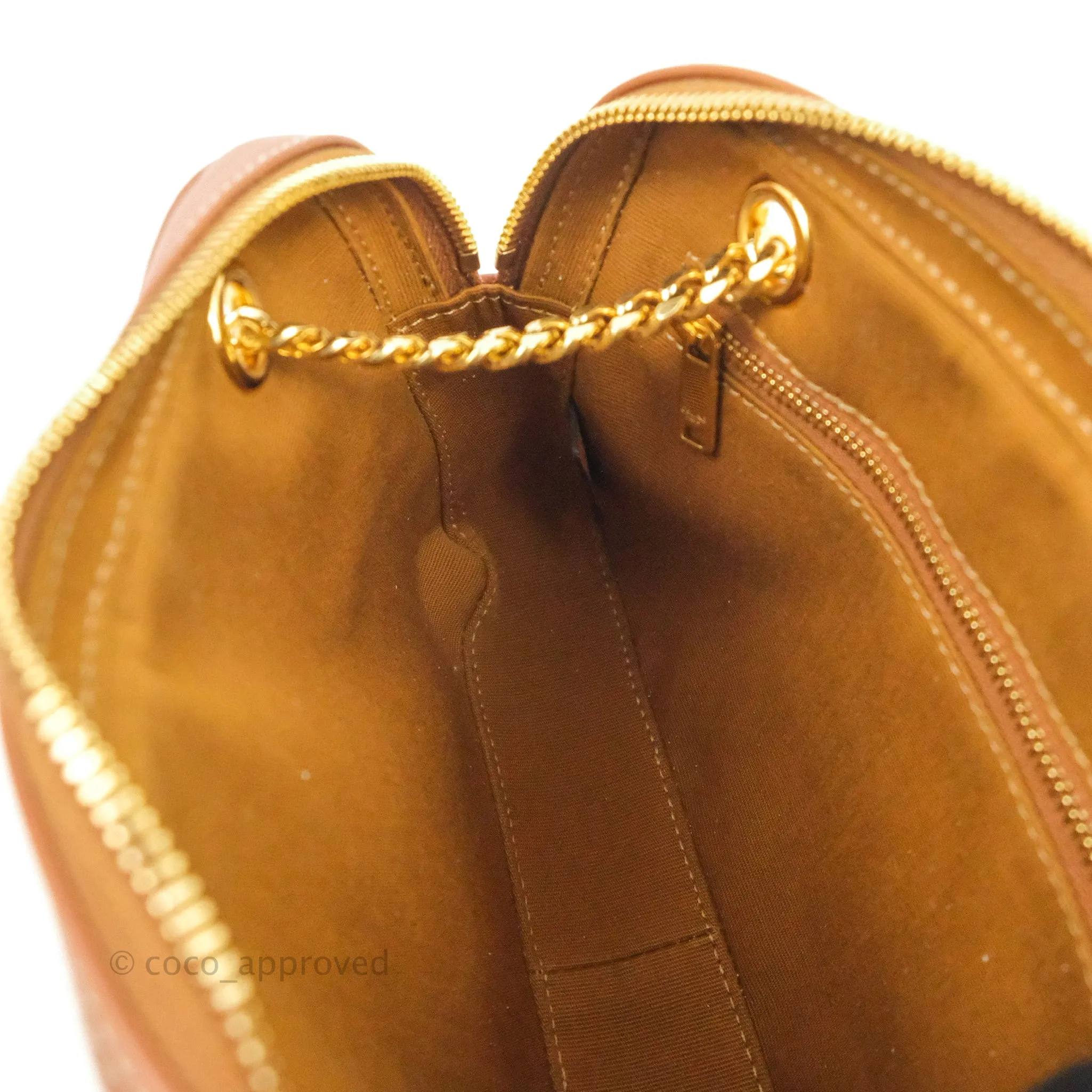 Celine Small Patapans in Triomphe Canvas Tan