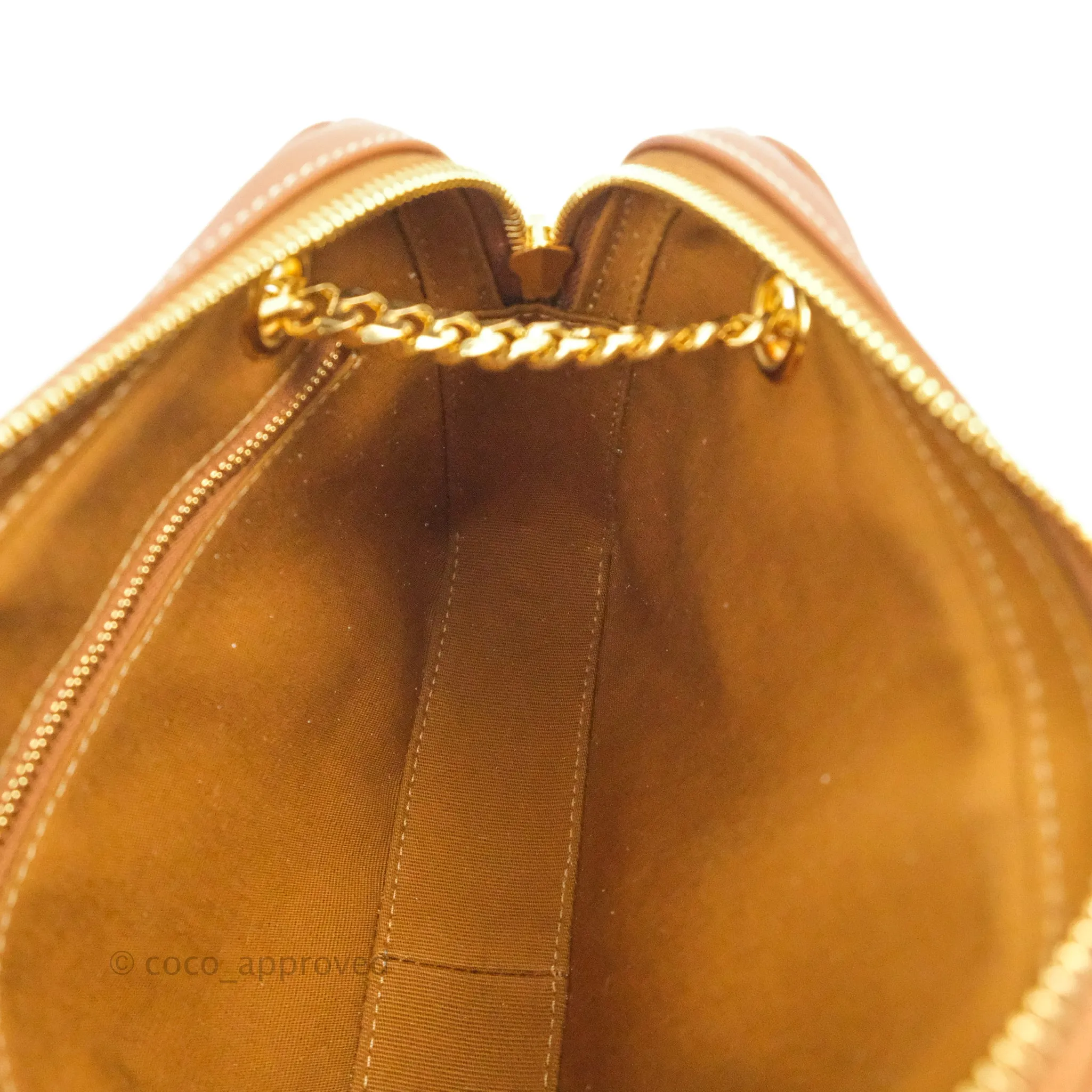 Celine Small Patapans in Triomphe Canvas Tan