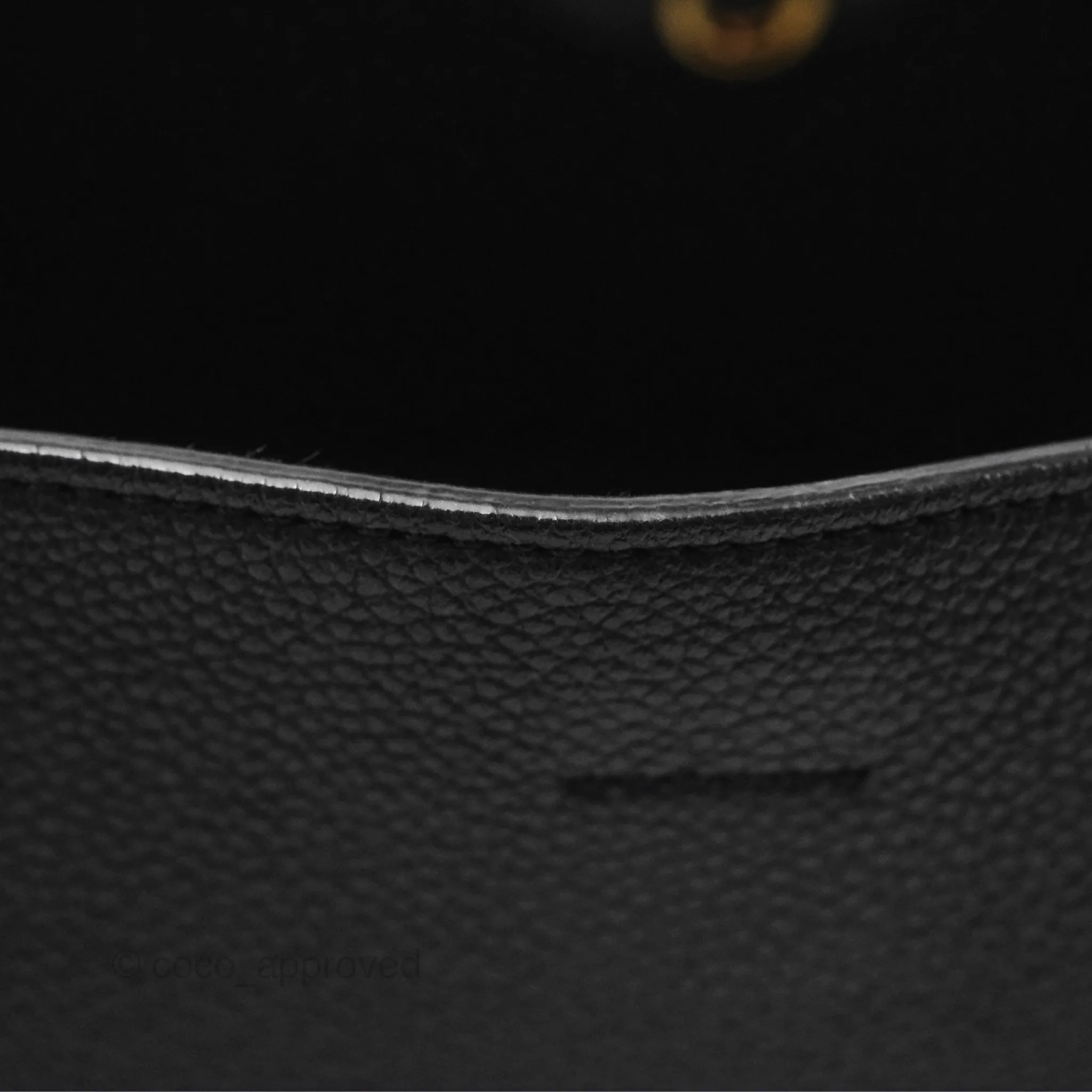 Celine Small Sangle Bucket Bag Black Grained Calfskin Gold Hardware