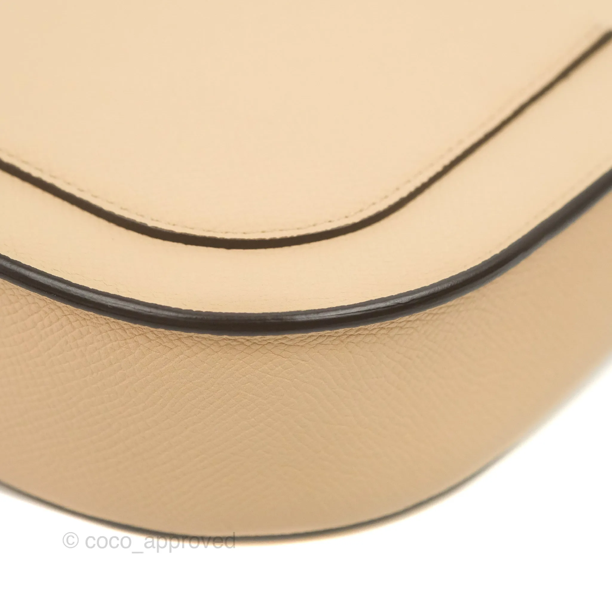 Celine Small Trotteur Crossbody Bag Grained Calfskin Powder