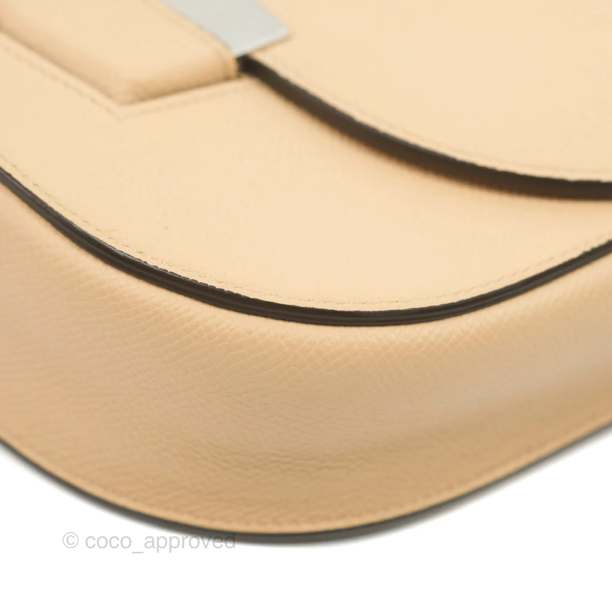 Celine Small Trotteur Crossbody Bag Grained Calfskin Powder