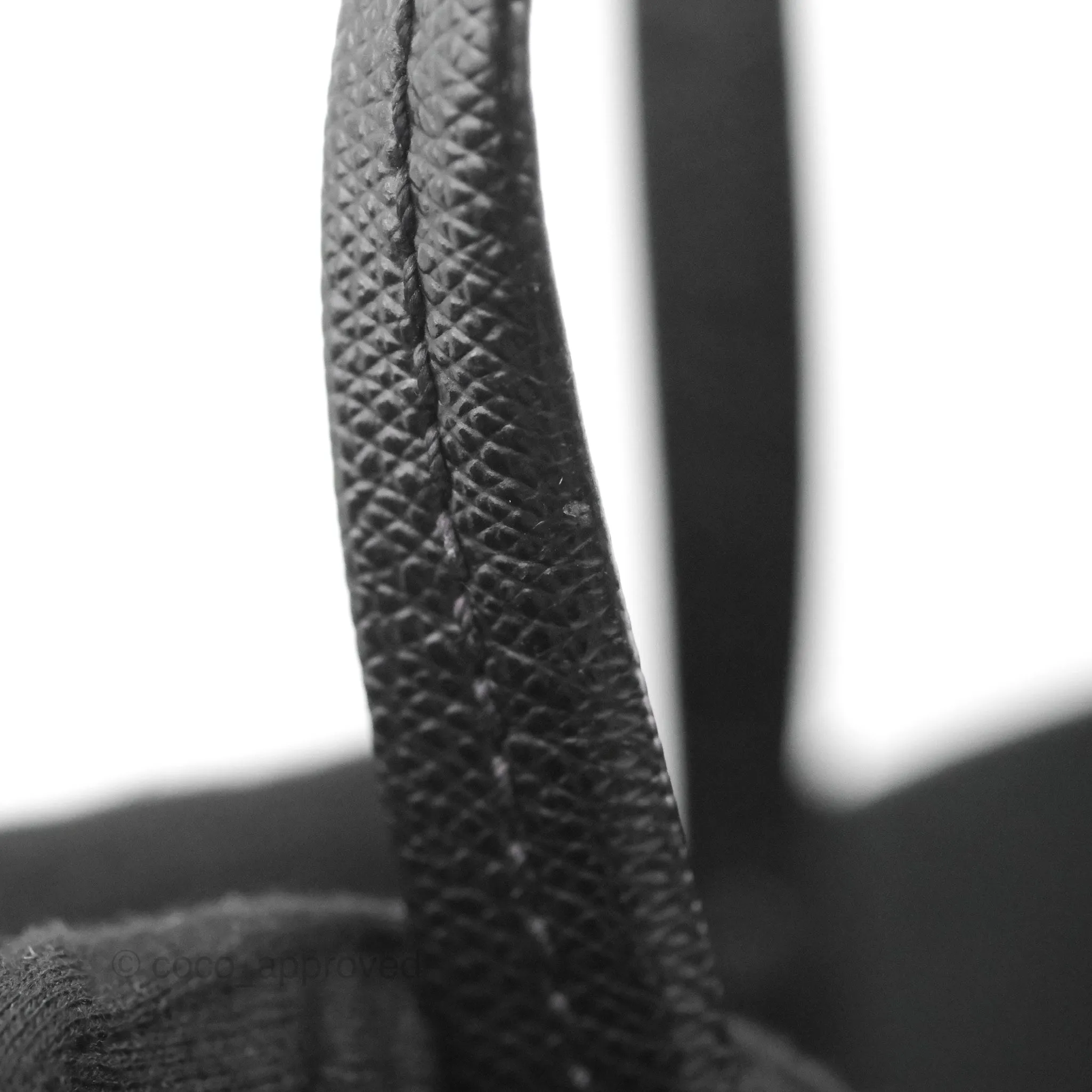 Celine Small Vertical Cabas Tote Black Grained Calfskin Silver Hardware