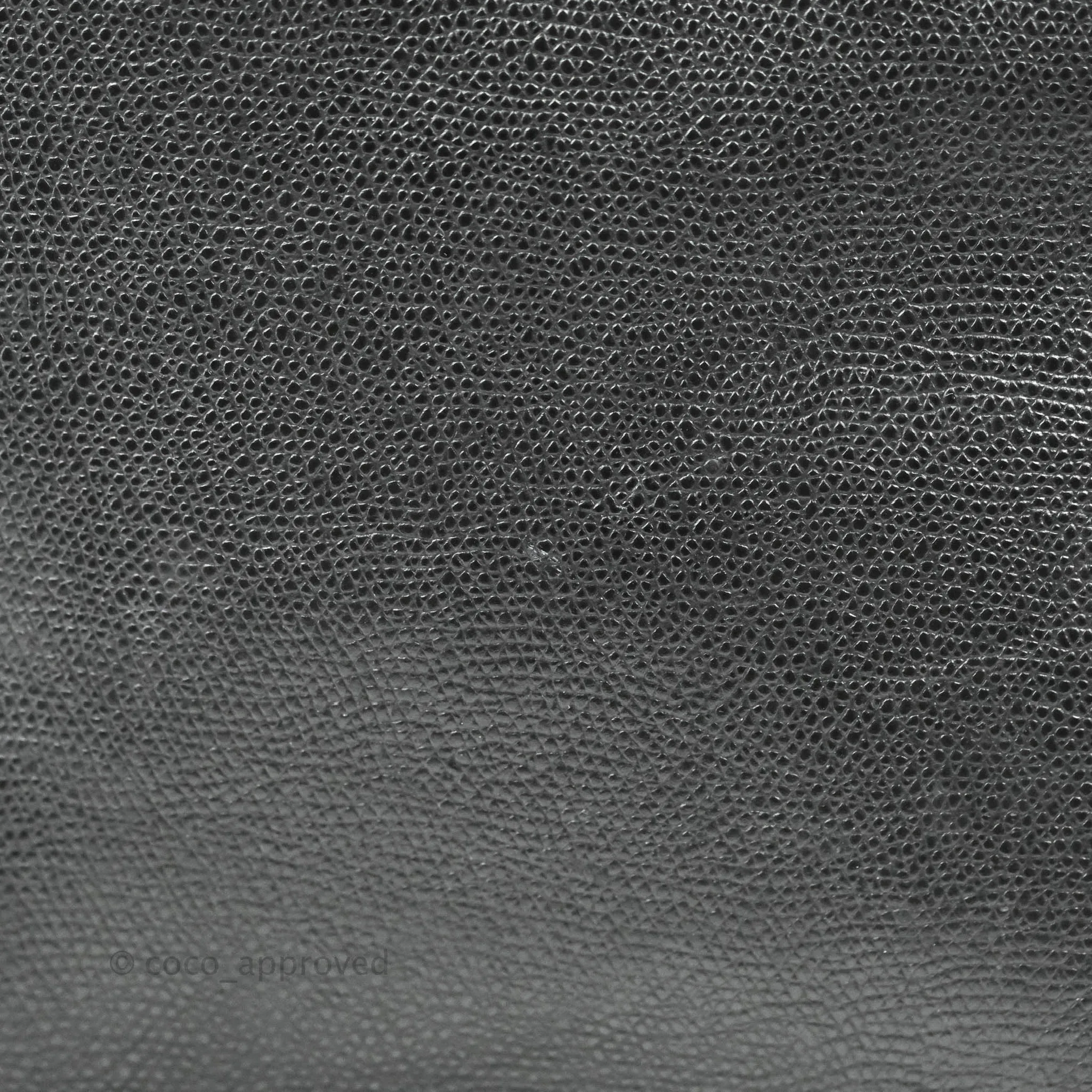 Celine Small Vertical Cabas Tote Grained Calfskin Black Silver Hardware