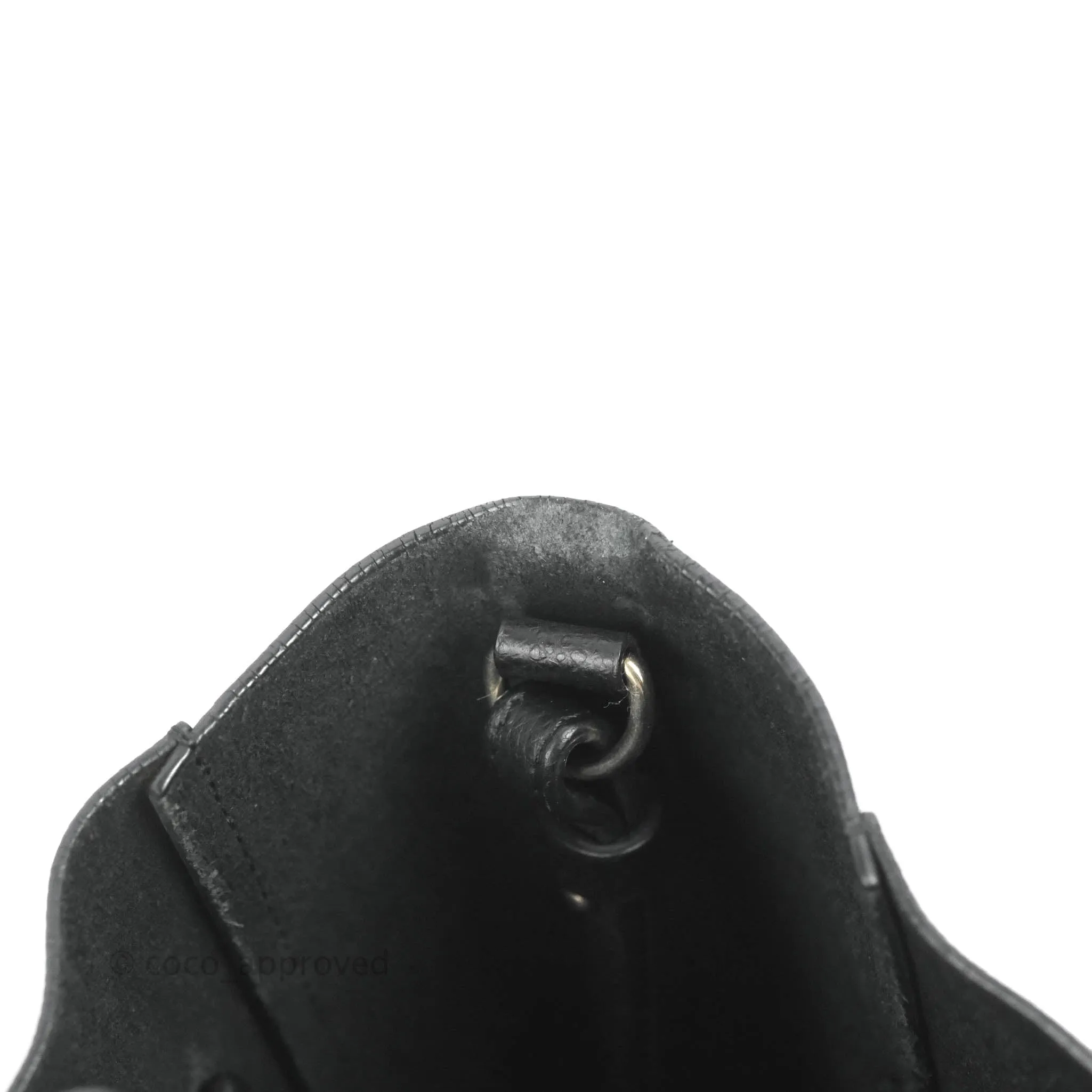 Celine Small Vertical Cabas Tote Grained Calfskin Black Silver Hardware