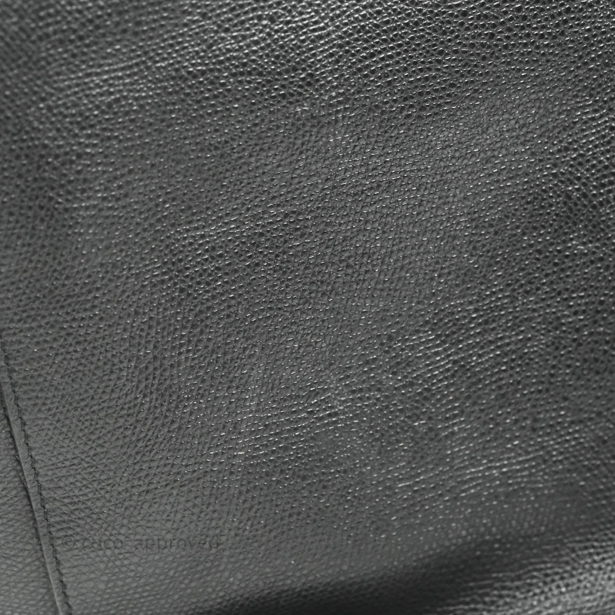 Celine Small Vertical Cabas Tote Grained Calfskin Black Silver Hardware
