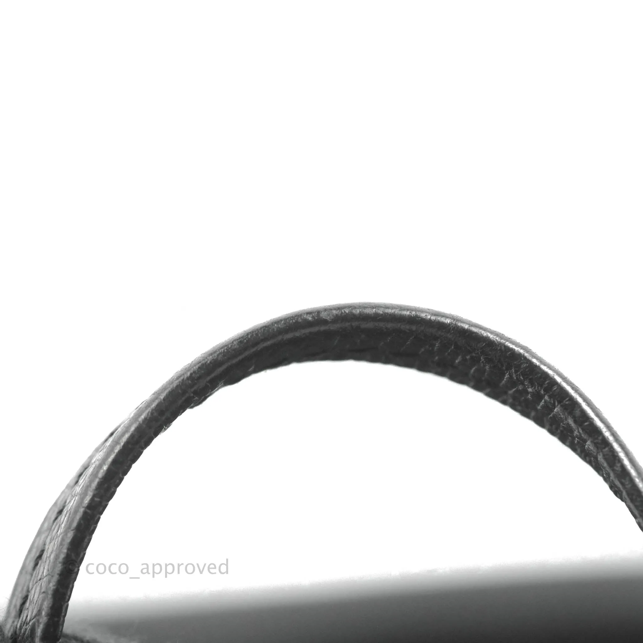 Celine Small Vertical Cabas Tote Grained Calfskin Black Silver Hardware