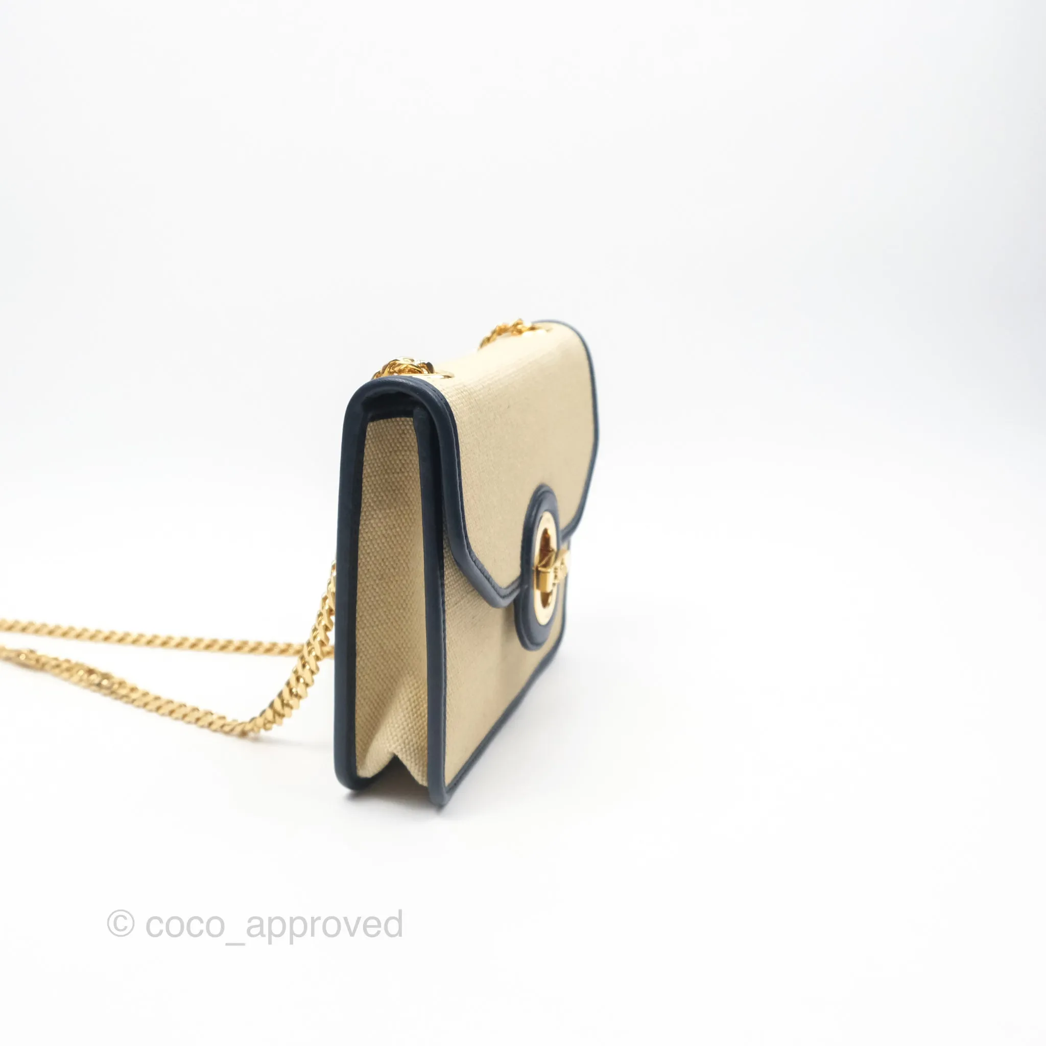 Celine Sulky Clutch Beige Gold Hardware