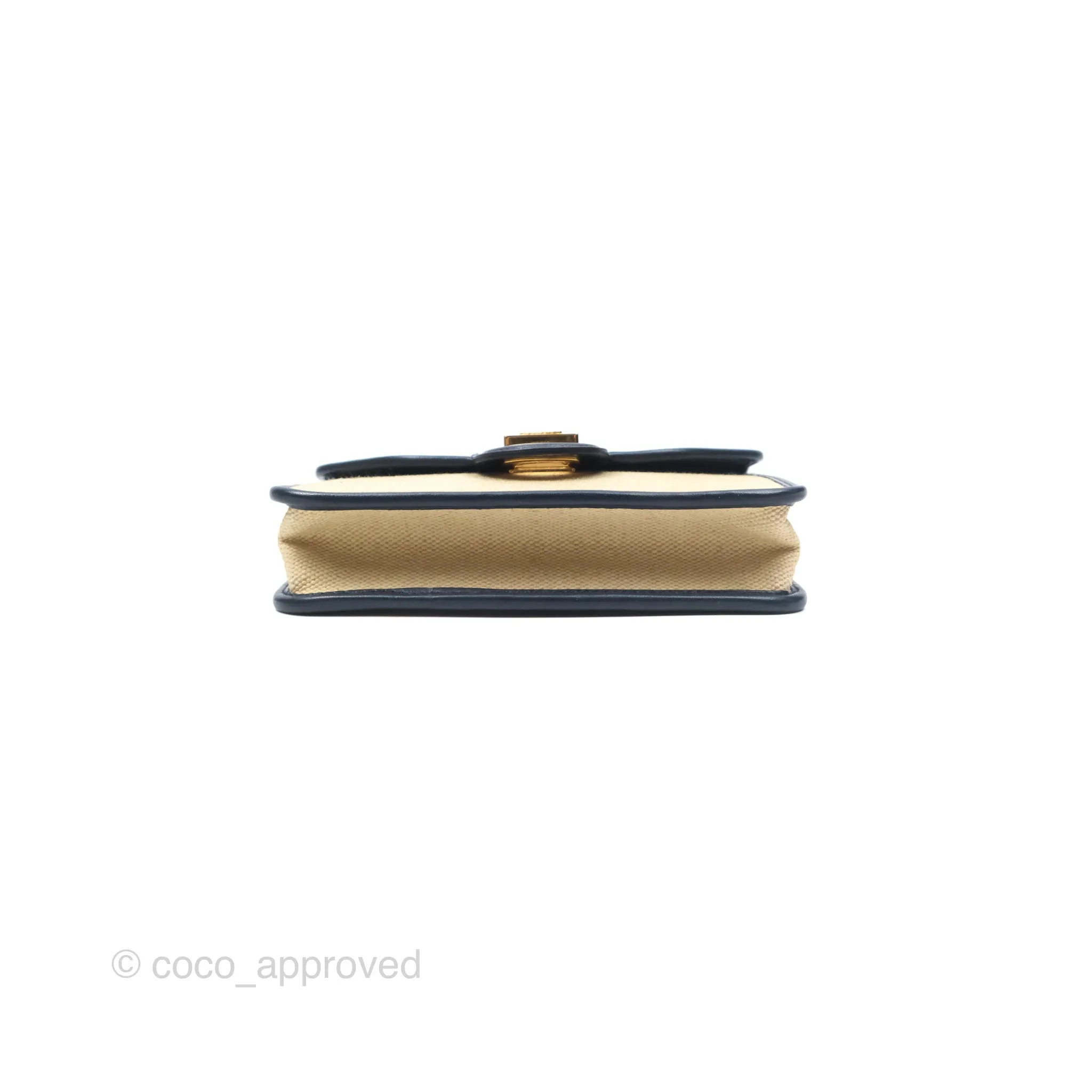 Celine Sulky Clutch Beige Gold Hardware