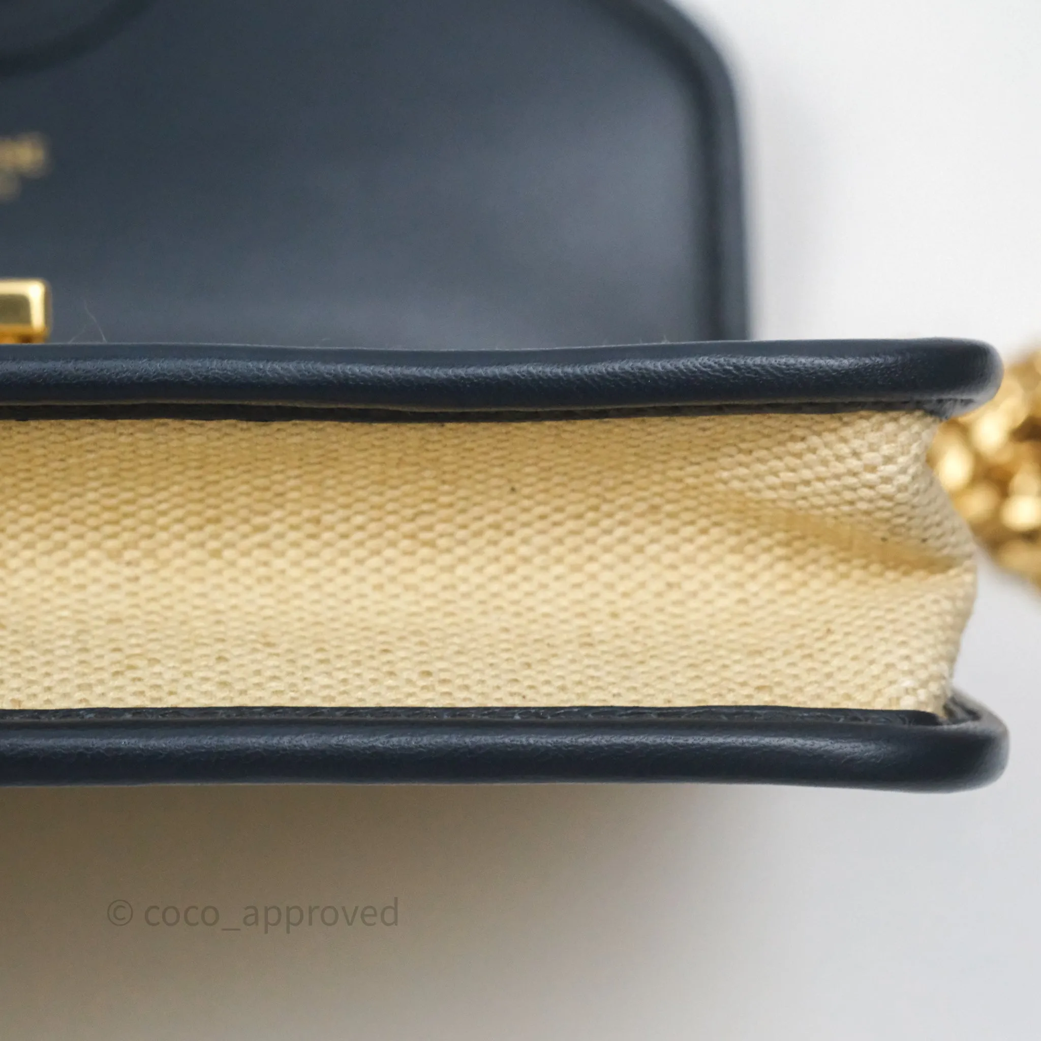 Celine Sulky Clutch Beige Gold Hardware