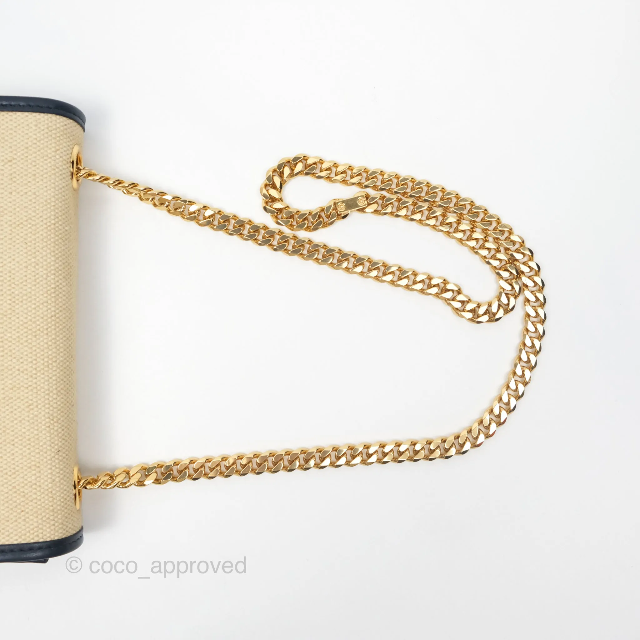 Celine Sulky Clutch Beige Gold Hardware