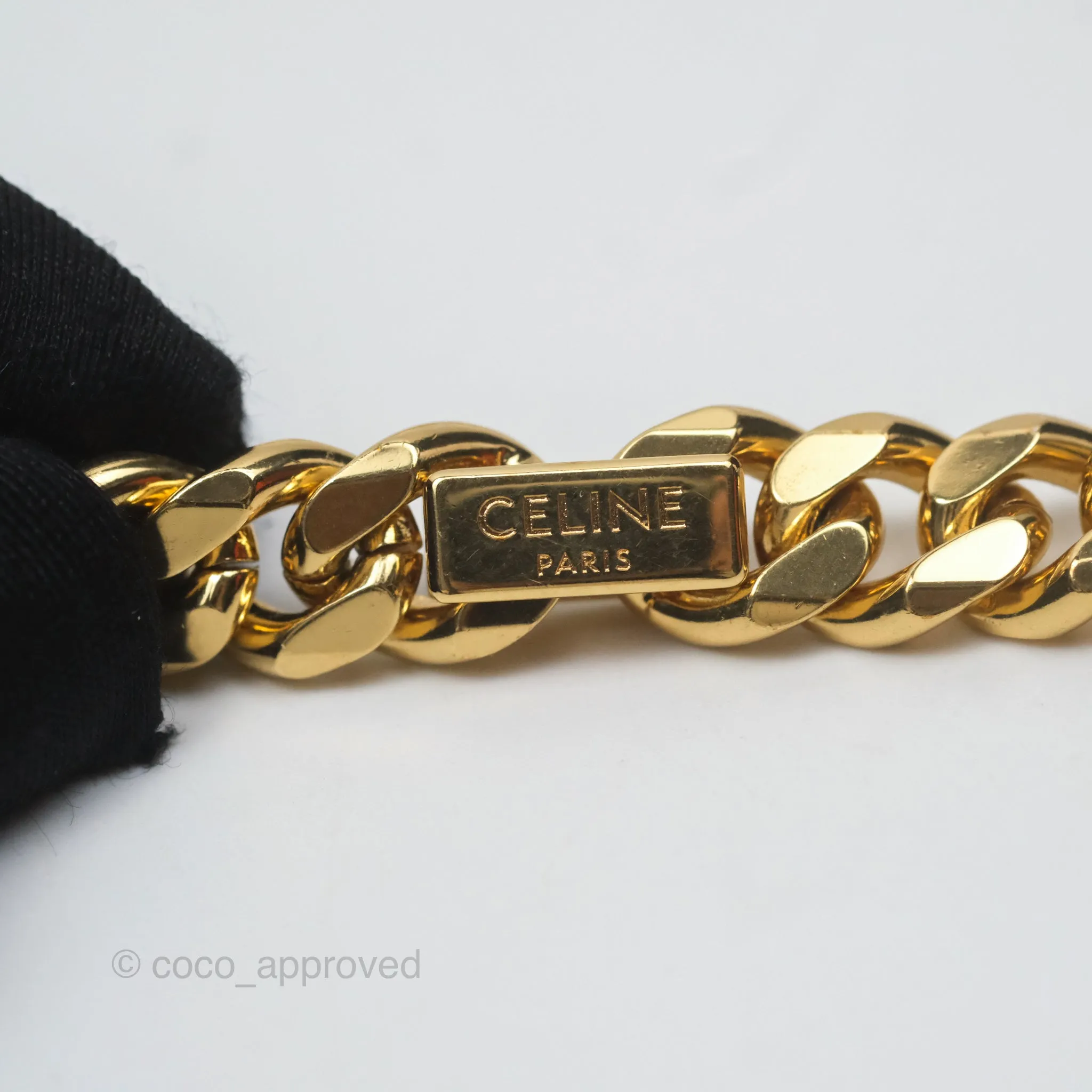 Celine Sulky Clutch Beige Gold Hardware