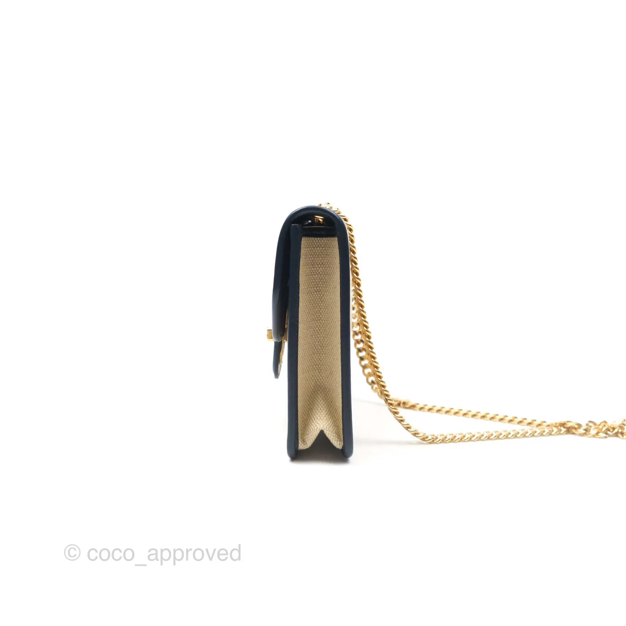 Celine Sulky Clutch Beige Gold Hardware