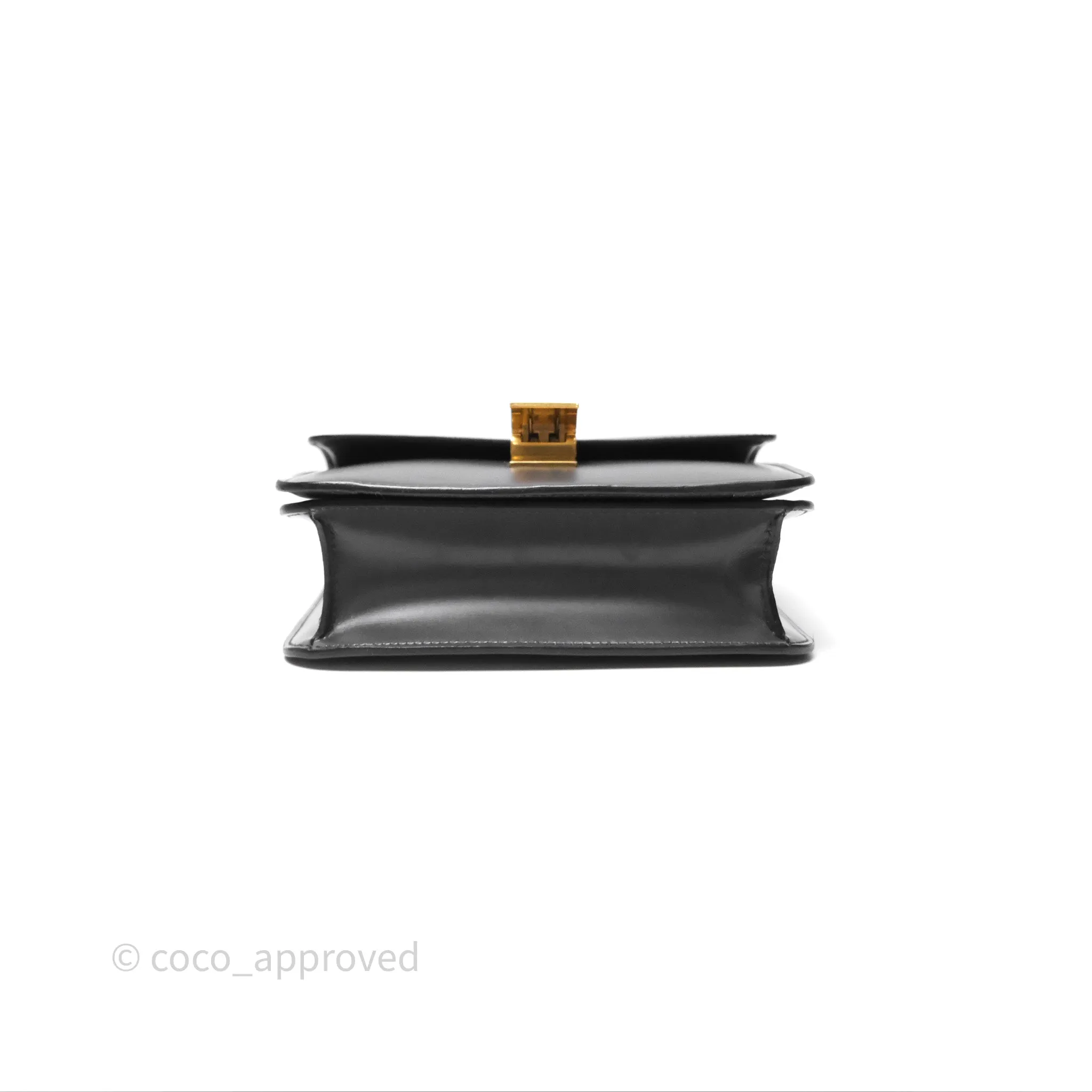 Celine Teen Classic Box Flap Dark Grey Box Calfskin