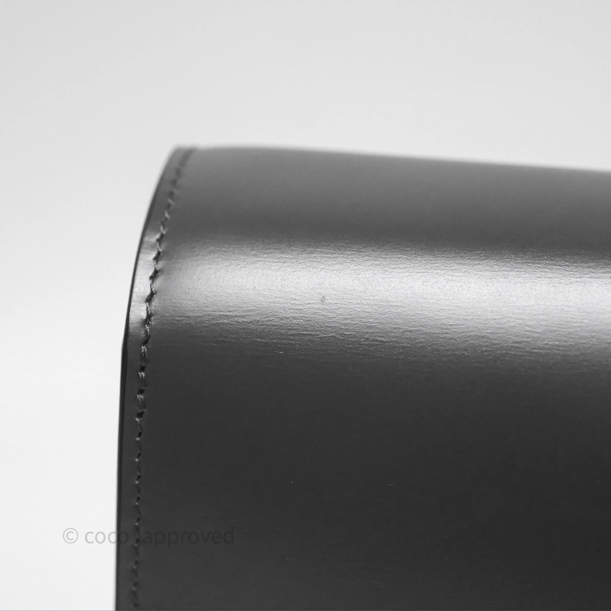 Celine Teen Classic Box Flap Dark Grey Box Calfskin