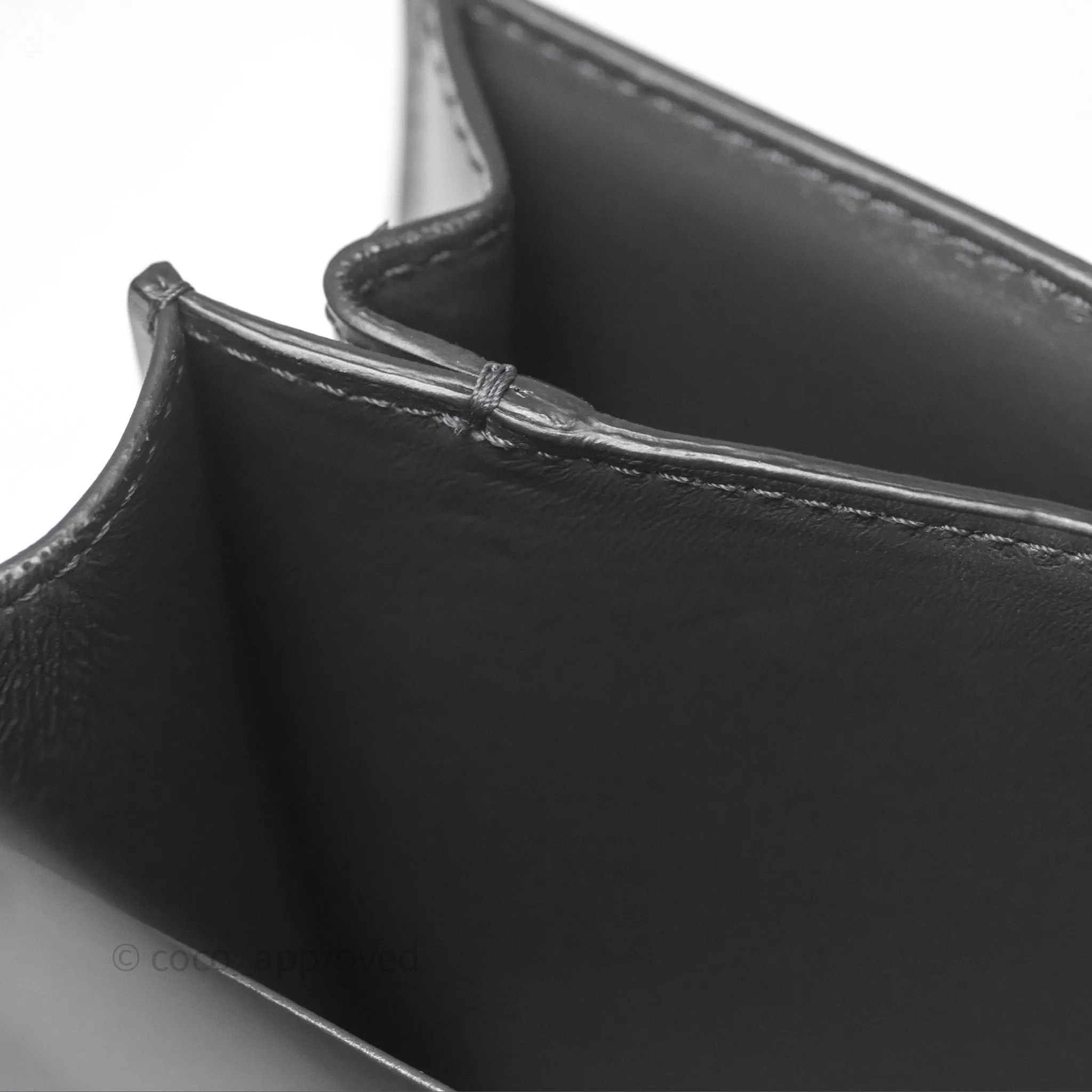 Celine Teen Classic Box Flap Dark Grey Box Calfskin