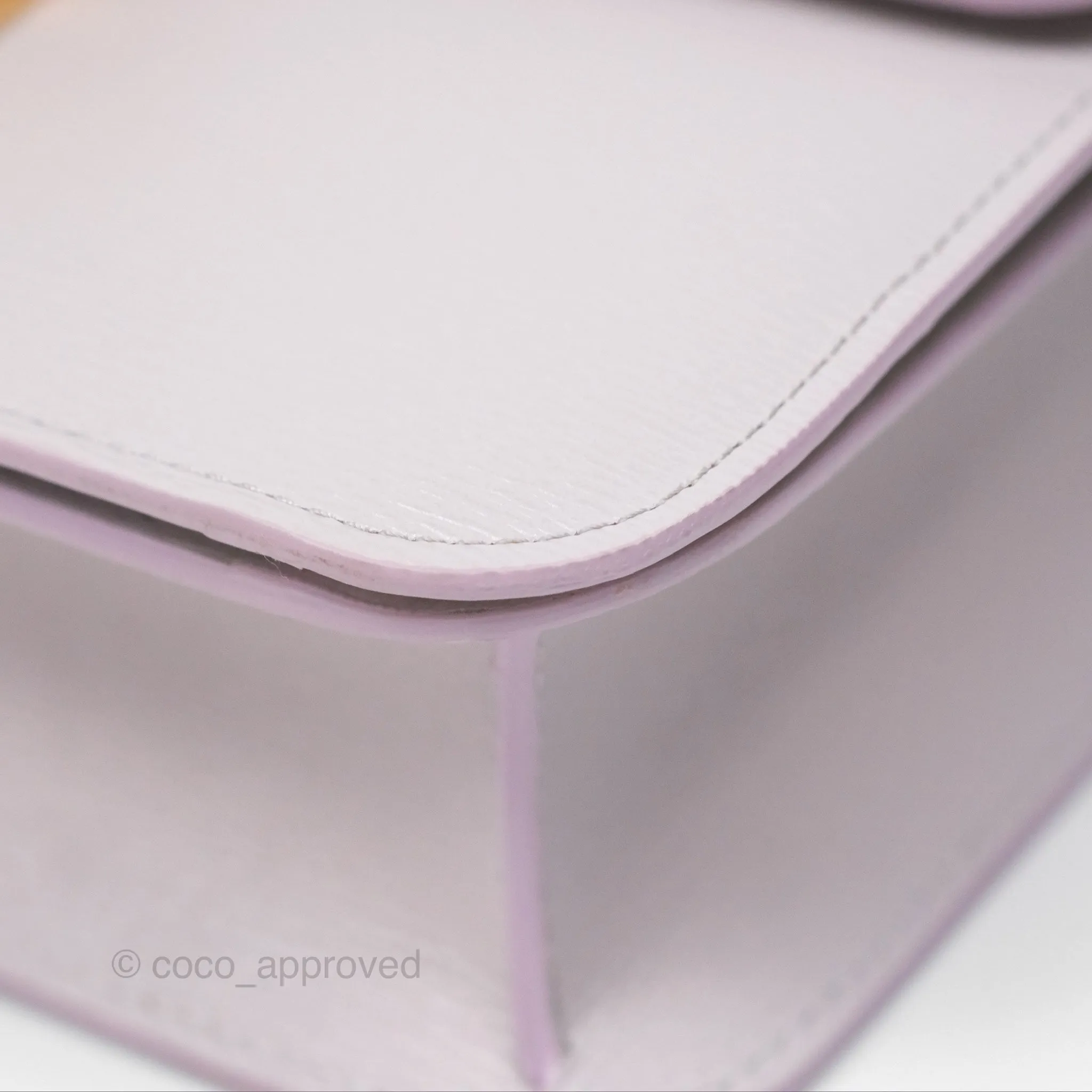 Celine Teen Classic Box Flap Lavender Grey Liege Calfskin