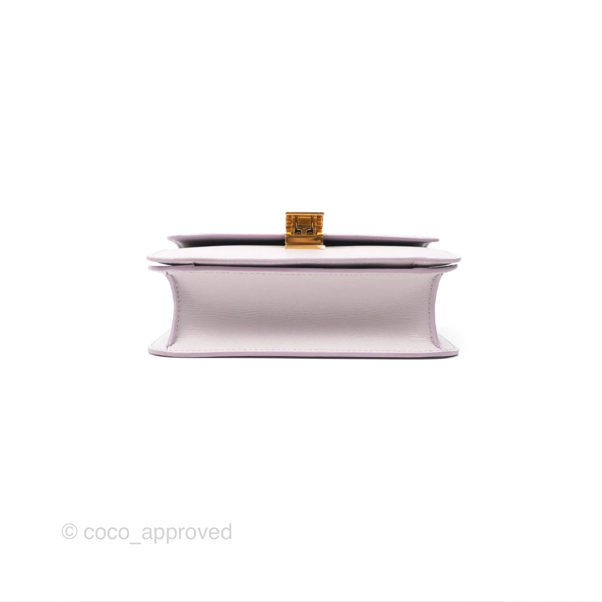 Celine Teen Classic Box Flap Lavender Grey Liege Calfskin