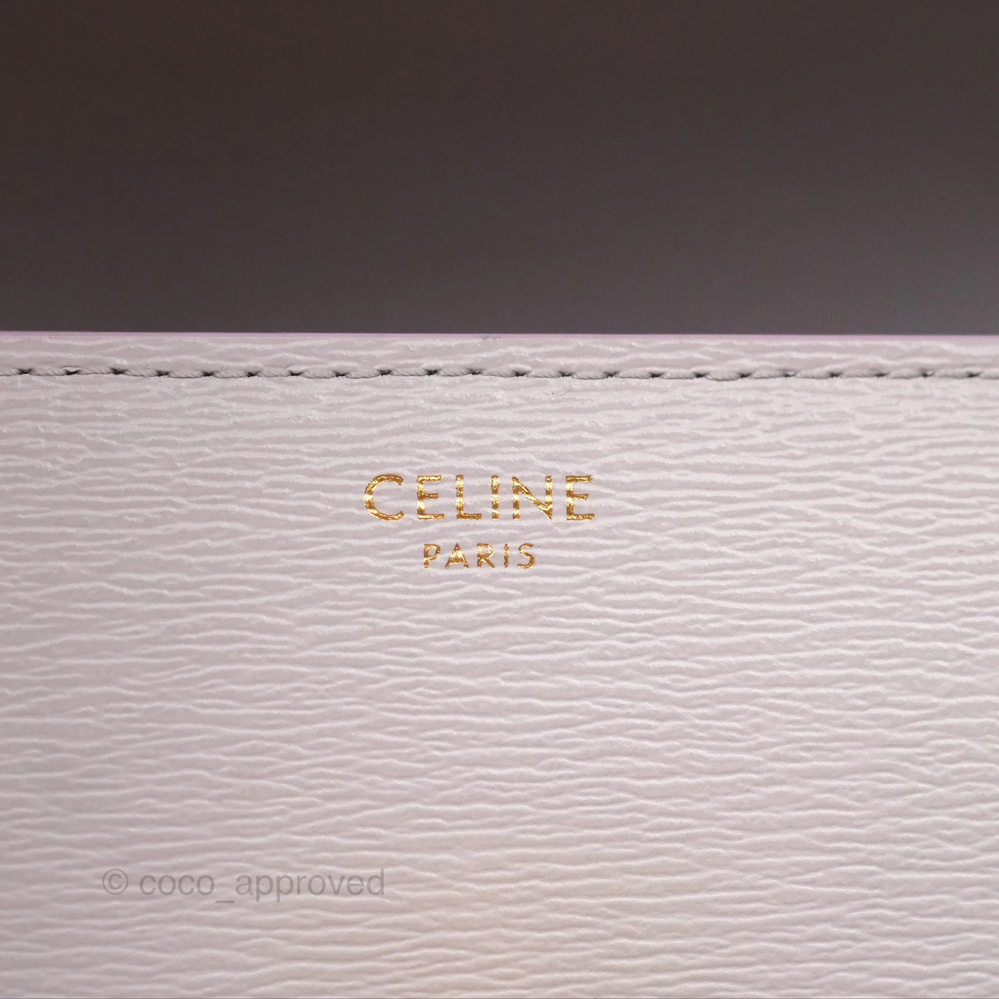 Celine Teen Classic Box Flap Lavender Grey Liege Calfskin